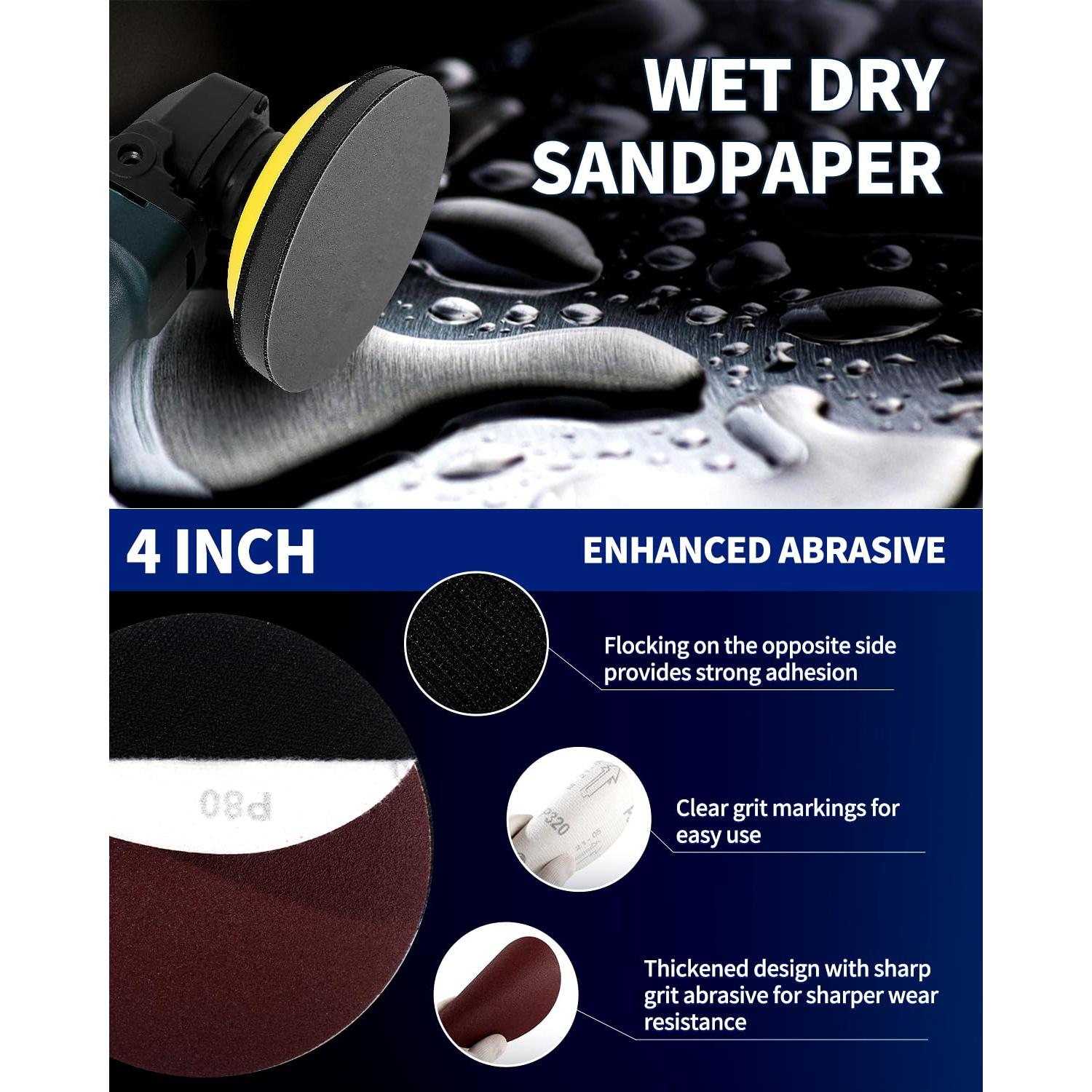 123 Discos de Lijado 4" Elechiakan para Amoladora Angular