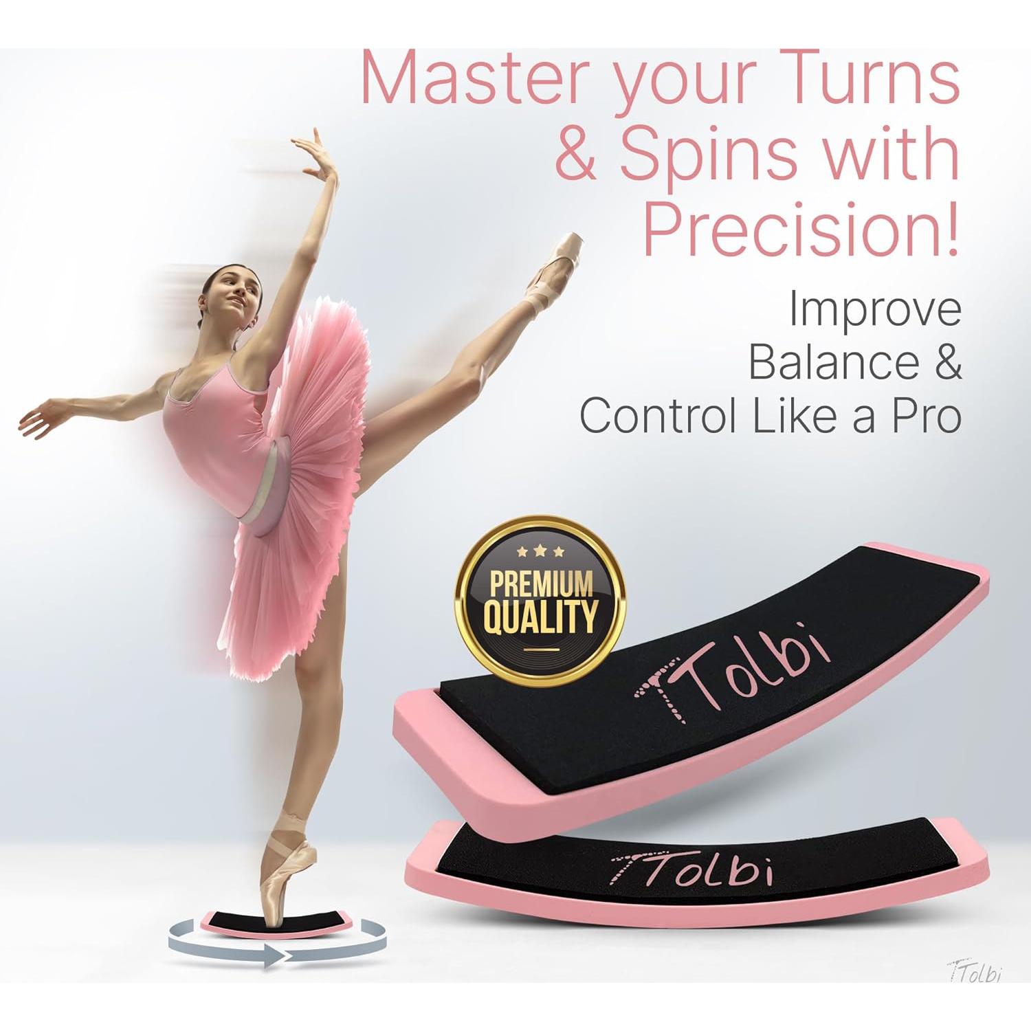 Tablero de Giro TTolbi Rosa - Entrenador de Danza y Patinaje