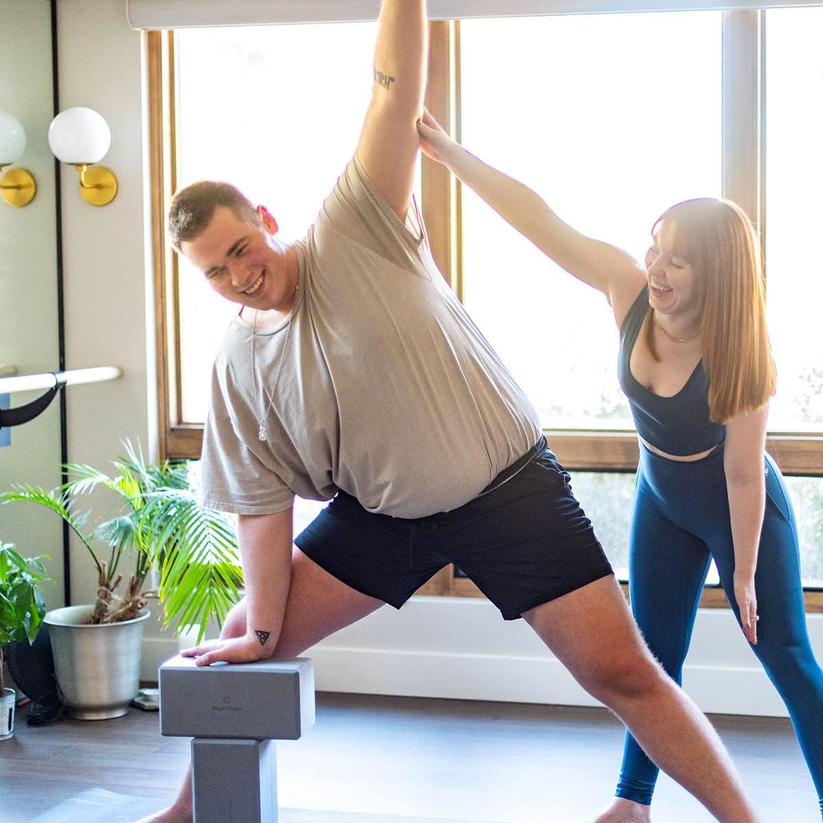 Bloque de Yoga Hugger Mugger Grande 12.7x15.24 cm Gris