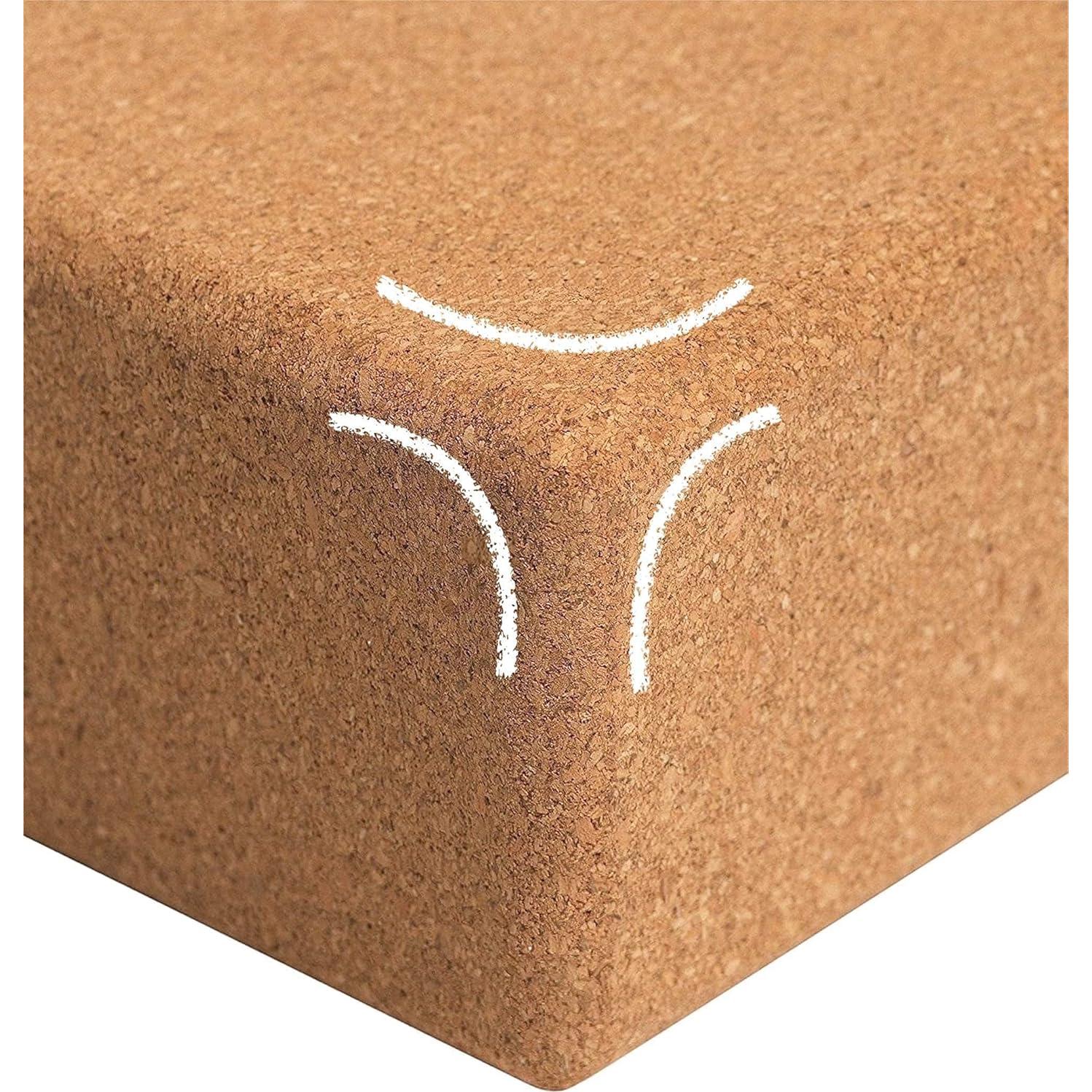 Bloques de Yoga de Corcho Volcano - 2 Piezas Antideslizantes