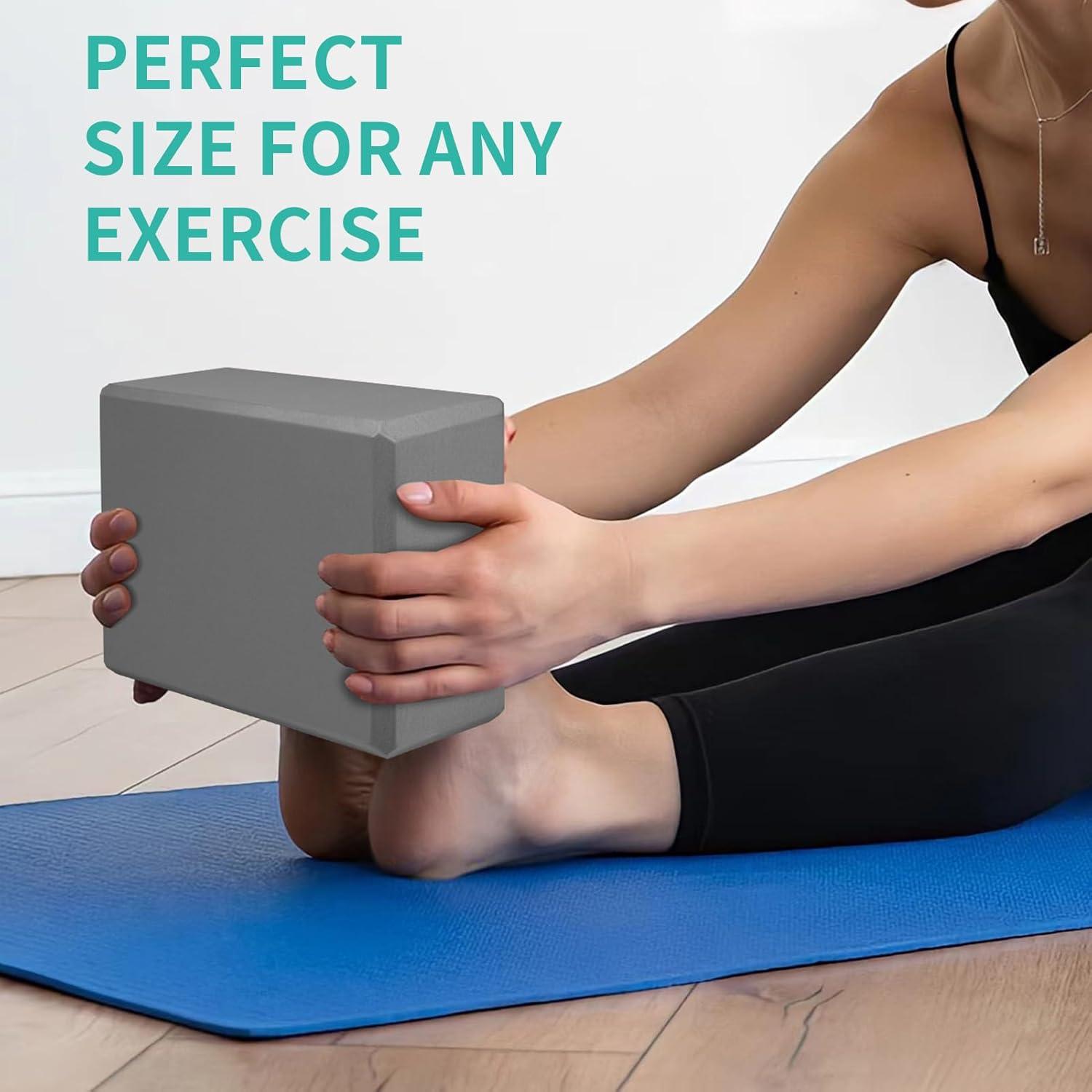 Bloques de Yoga H.J. Immbir 2 Pack Antideslizantes 23x15x8cm