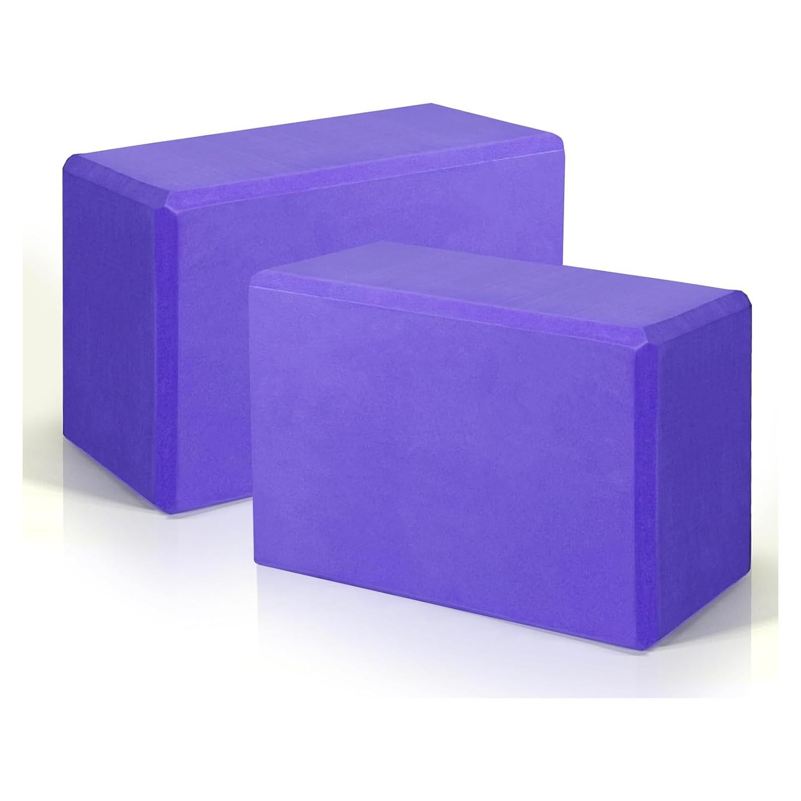 Bloques de Yoga Corsiampoo 2 Pack EVA Antideslizantes 22.86x15.24 cm