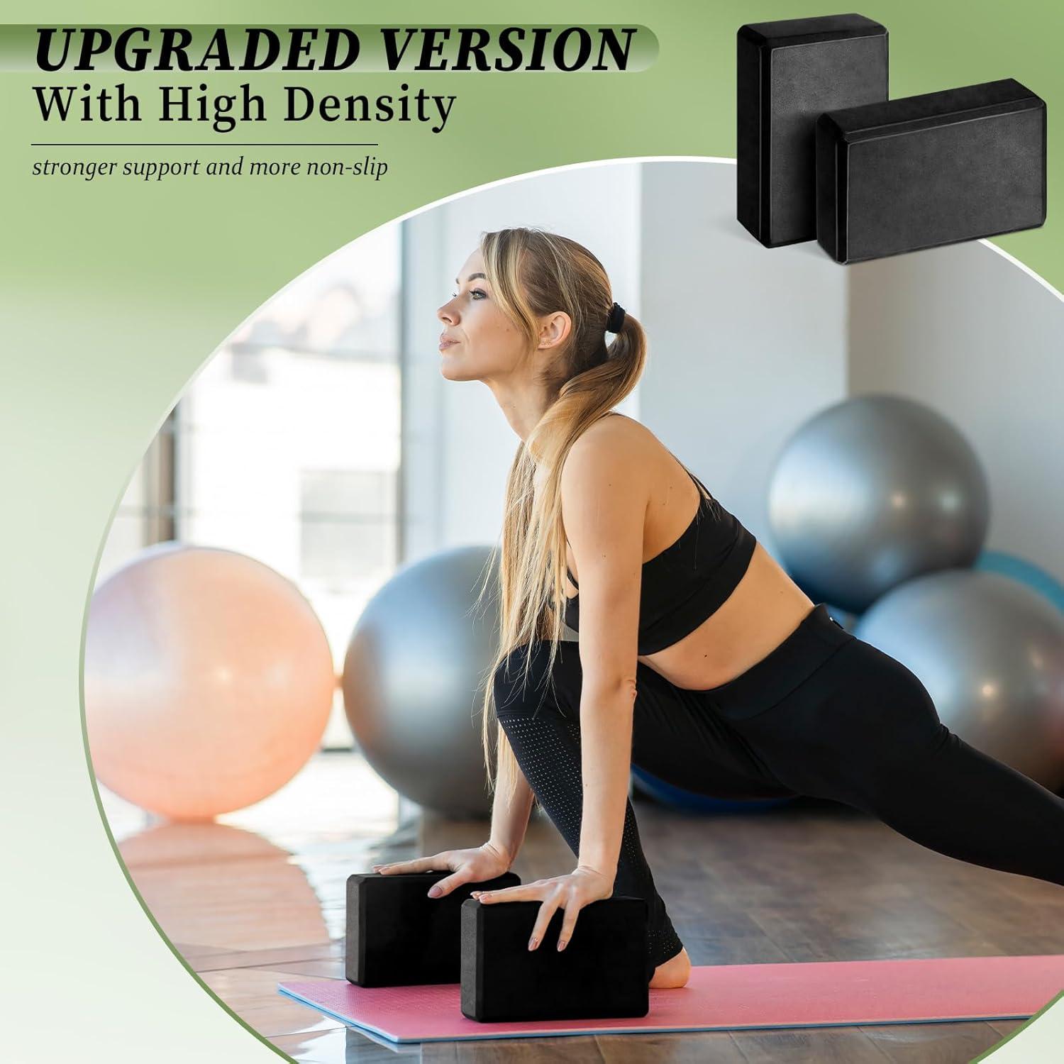 Bloques de Yoga de Espuma EVA Yilloog - 20 Pcs Antideslizantes