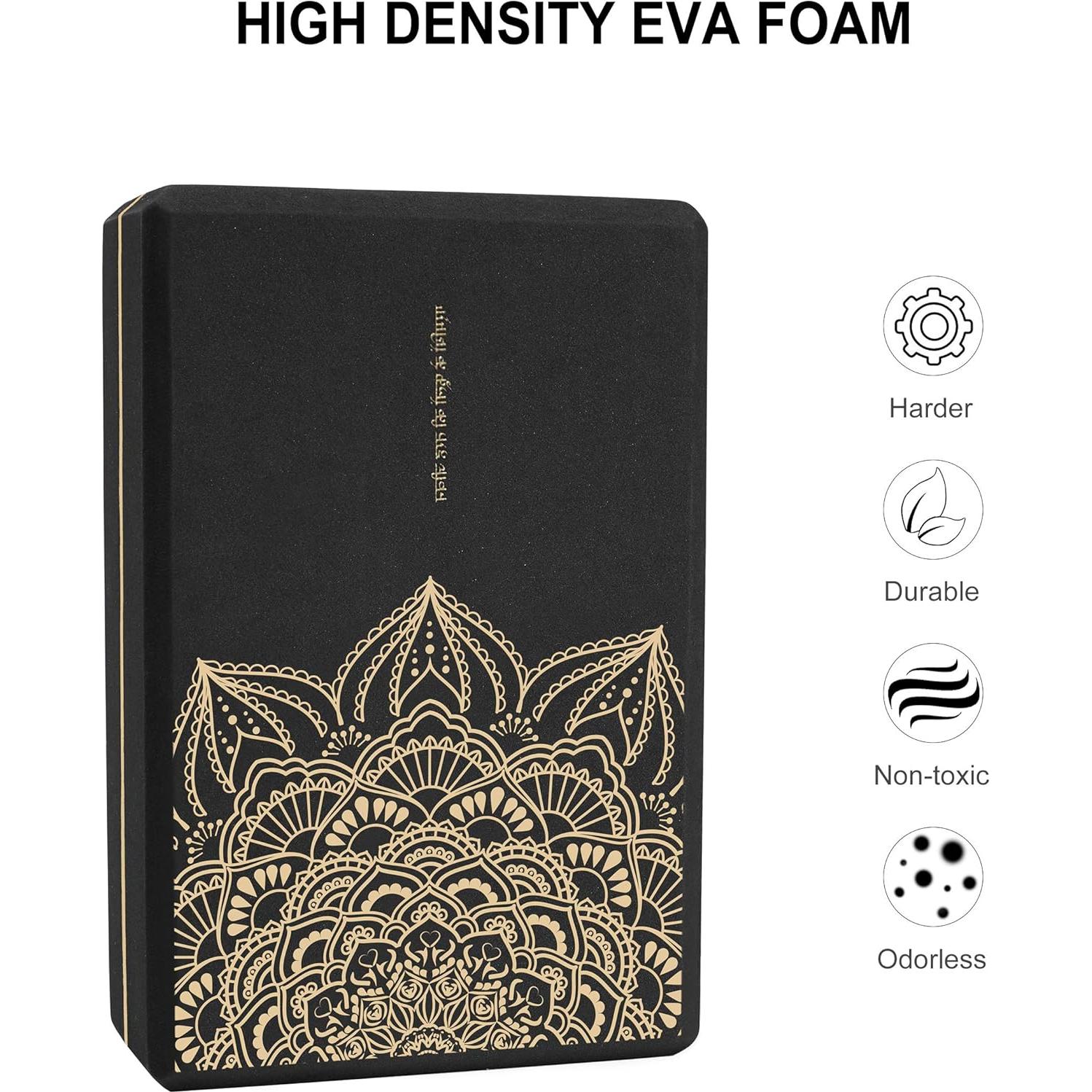 Bloques de Yoga Nuveti de Espuma EVA - 2 Piezas Antideslizantes