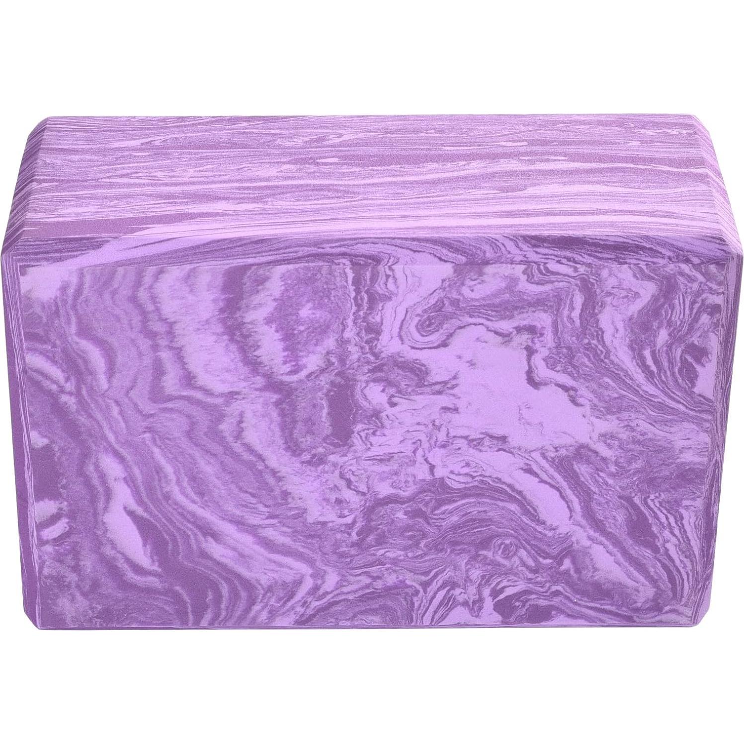 Bloque de Yoga Hugger Mugger 10 cm Espuma EVA Púrpura