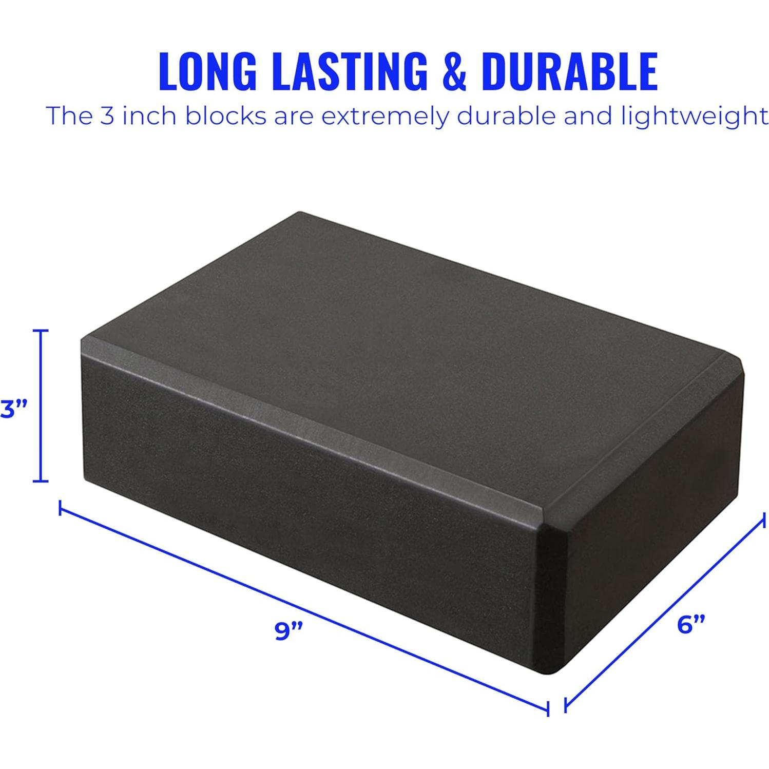 Bloques de Yoga Hello Fit 20 Piezas Espuma EVA 7.62 cm