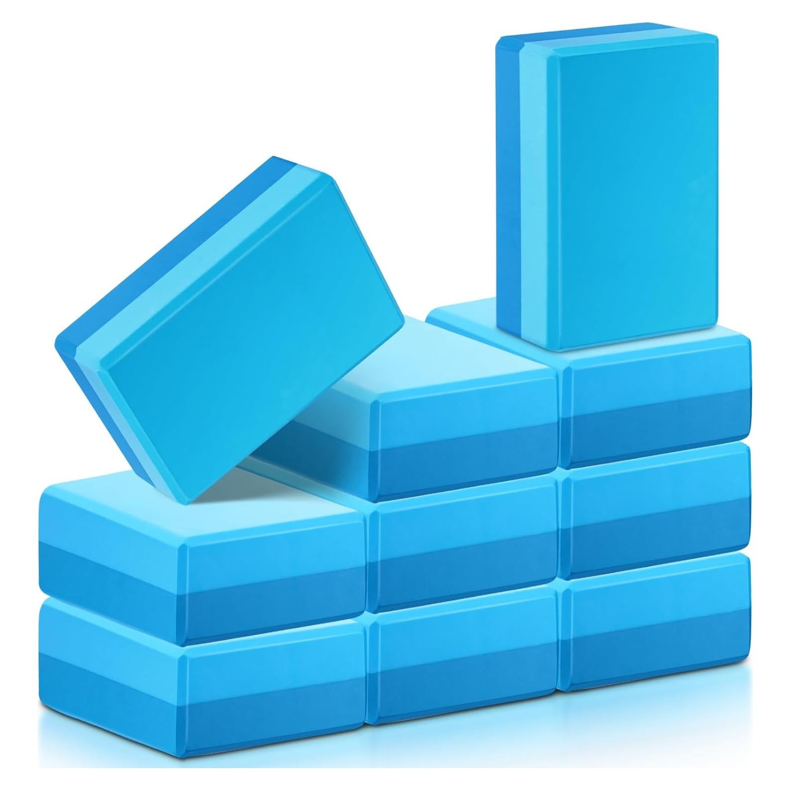 Bloques de Yoga Liliful 10 Pcs Espuma EVA Antideslizante 23x15x7.5 cm