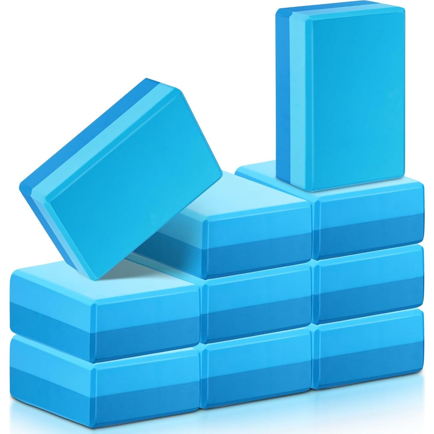 Bloques de Yoga Liliful 10 Pcs Espuma EVA Antideslizante 23x15x7.5 cm