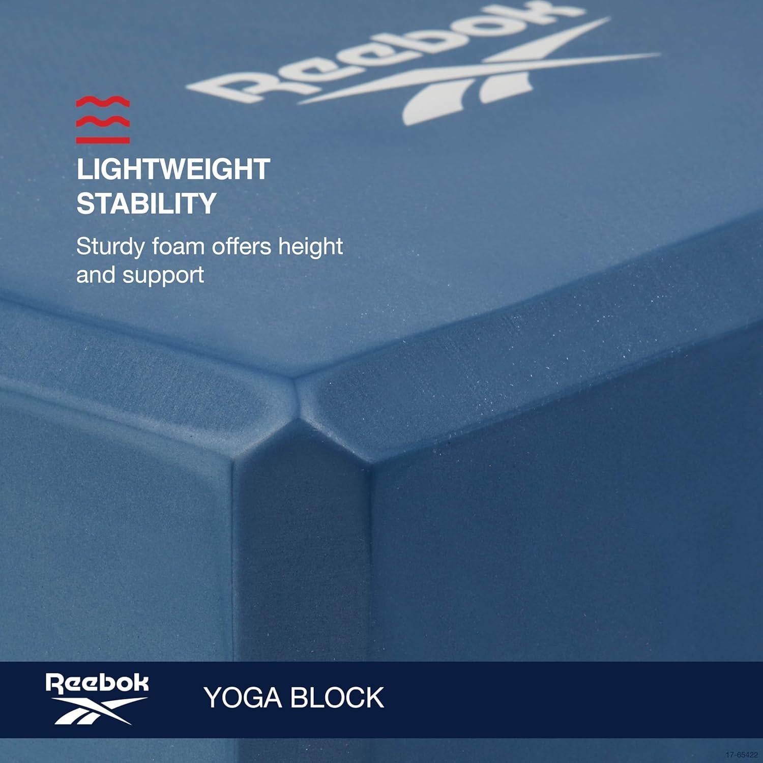 Bloque de Yoga Reebok Cereza 10.16x15.24x22.86 cm Antideslizante