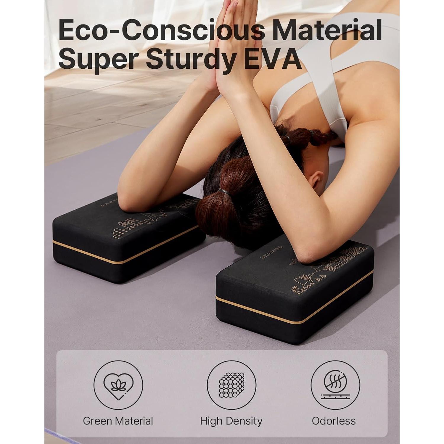 Bloques de Yoga YOTTOY 23x15x8 cm - 2 Piezas EVA Ecológico