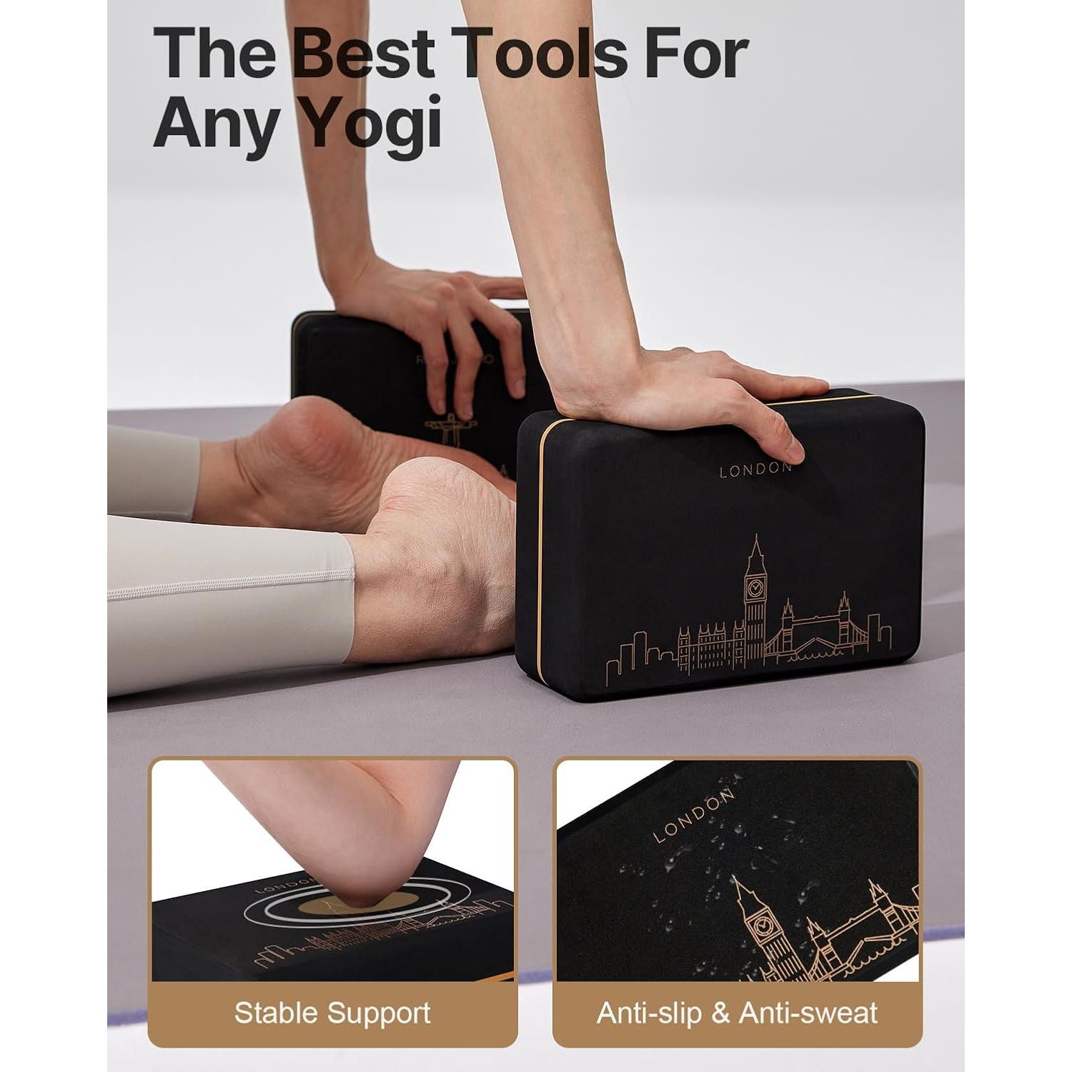 Bloques de Yoga YOTTOY 23x15x8 cm - 2 Piezas EVA Ecológico