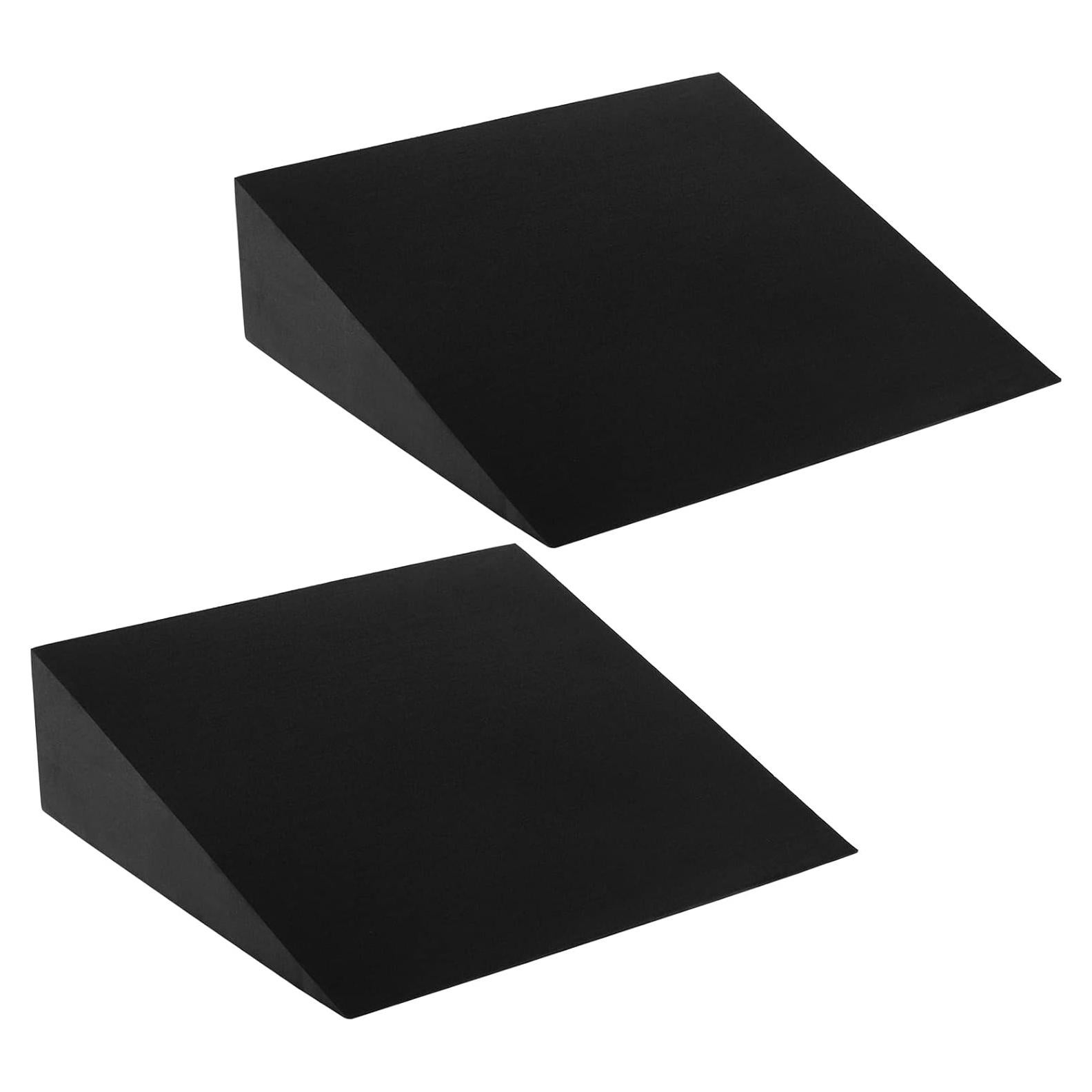 Cuñas de Espuma para Yoga DEAYOU 2 Piezas 33 cm EVA Negro