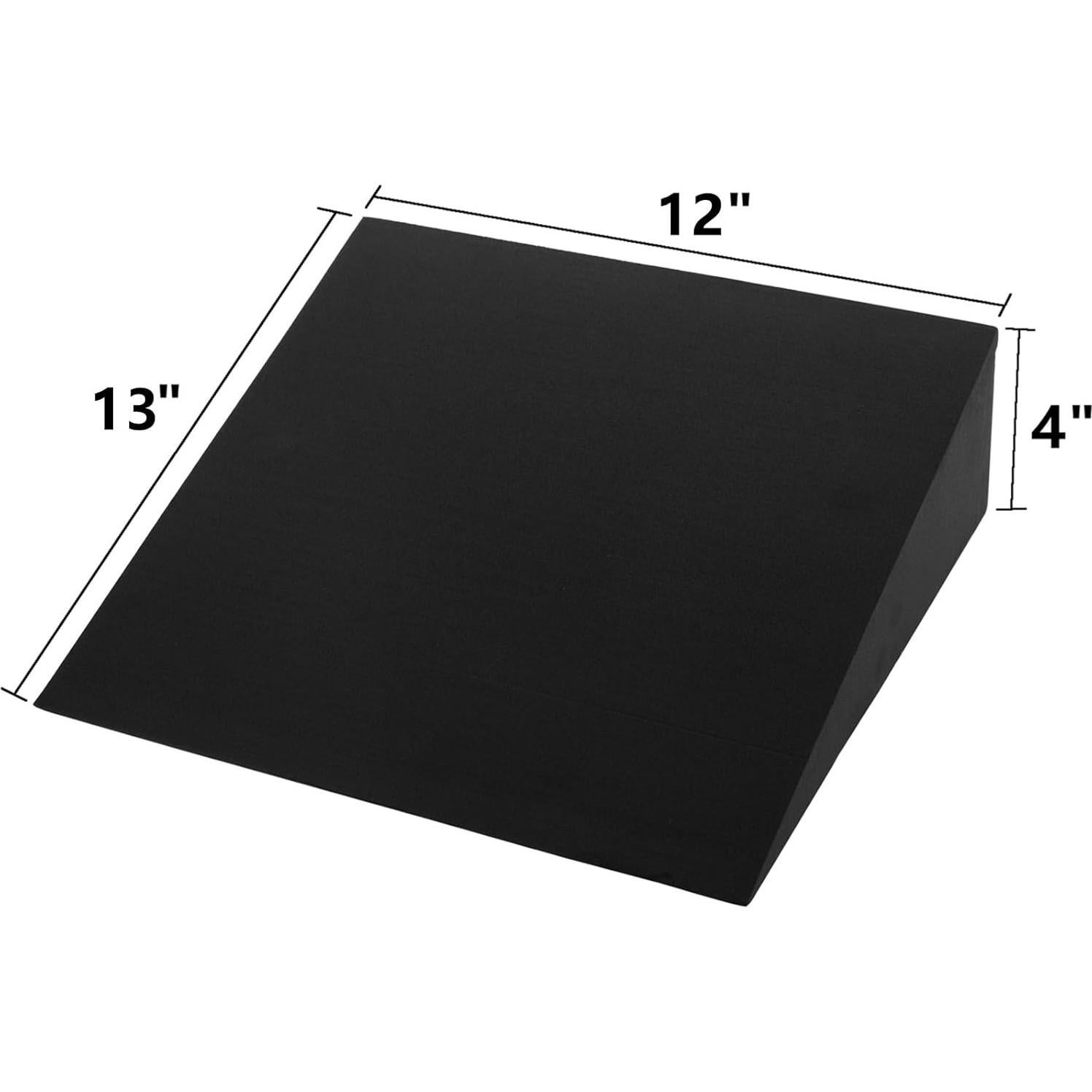 Cuñas de Espuma para Yoga DEAYOU 2 Piezas 33 cm EVA Negro