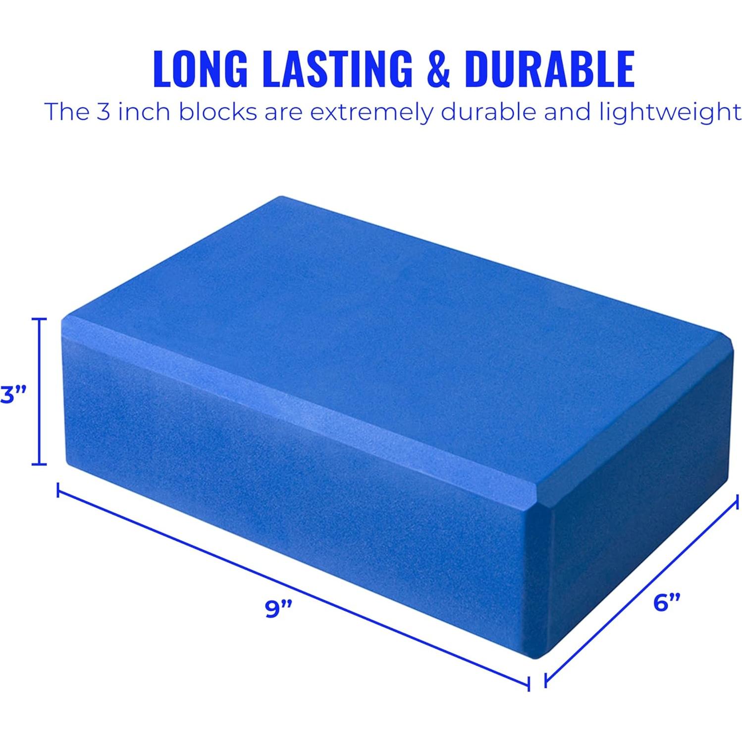 Bloques de Yoga Hello Fit 10 Piezas Espuma EVA 7.62 cm