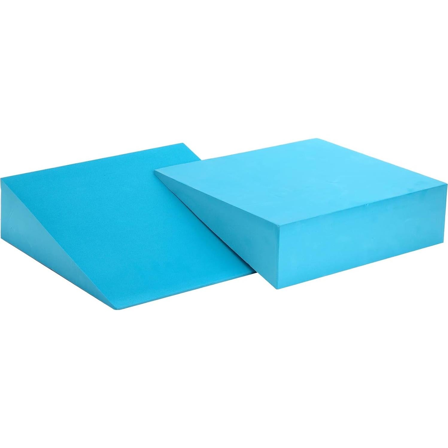 Cuñas de Espuma para Yoga DEAYOU 2 Piezas 33 cm Azul