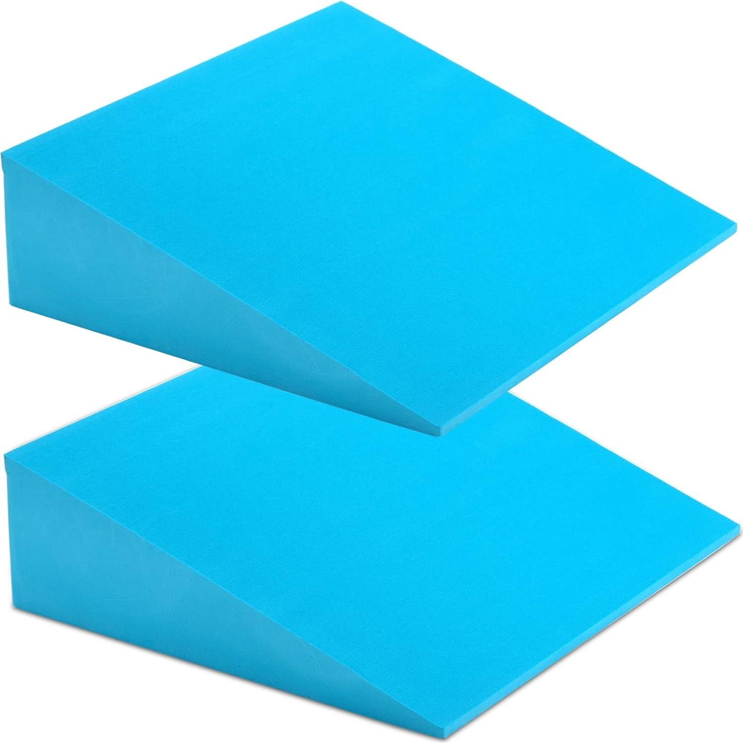 Cuñas de Espuma para Yoga DEAYOU 2 Piezas 33 cm Azul