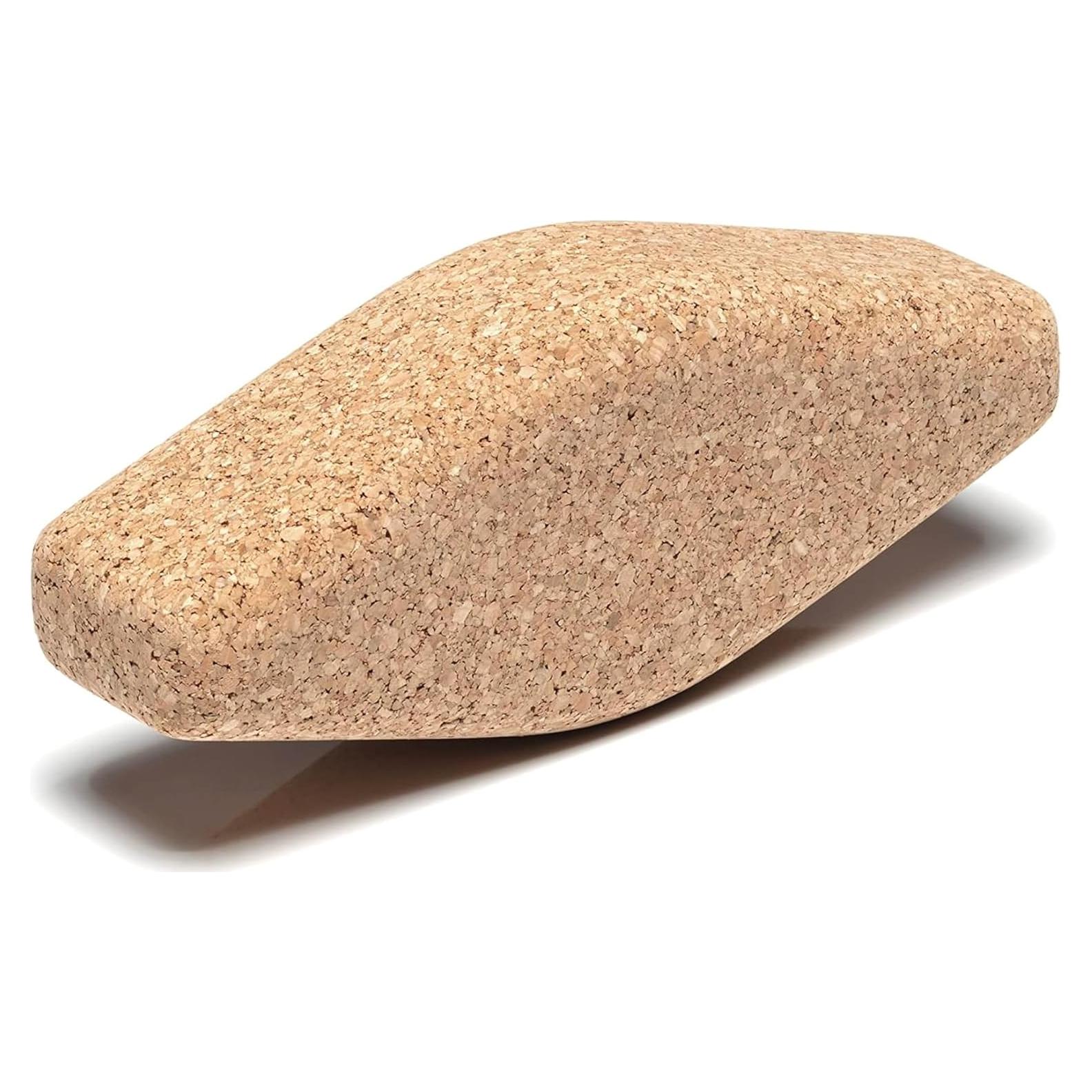 Bloque de Yoga de Corcho Go4Cork Ovalado 28x10x8 cm Antideslizante