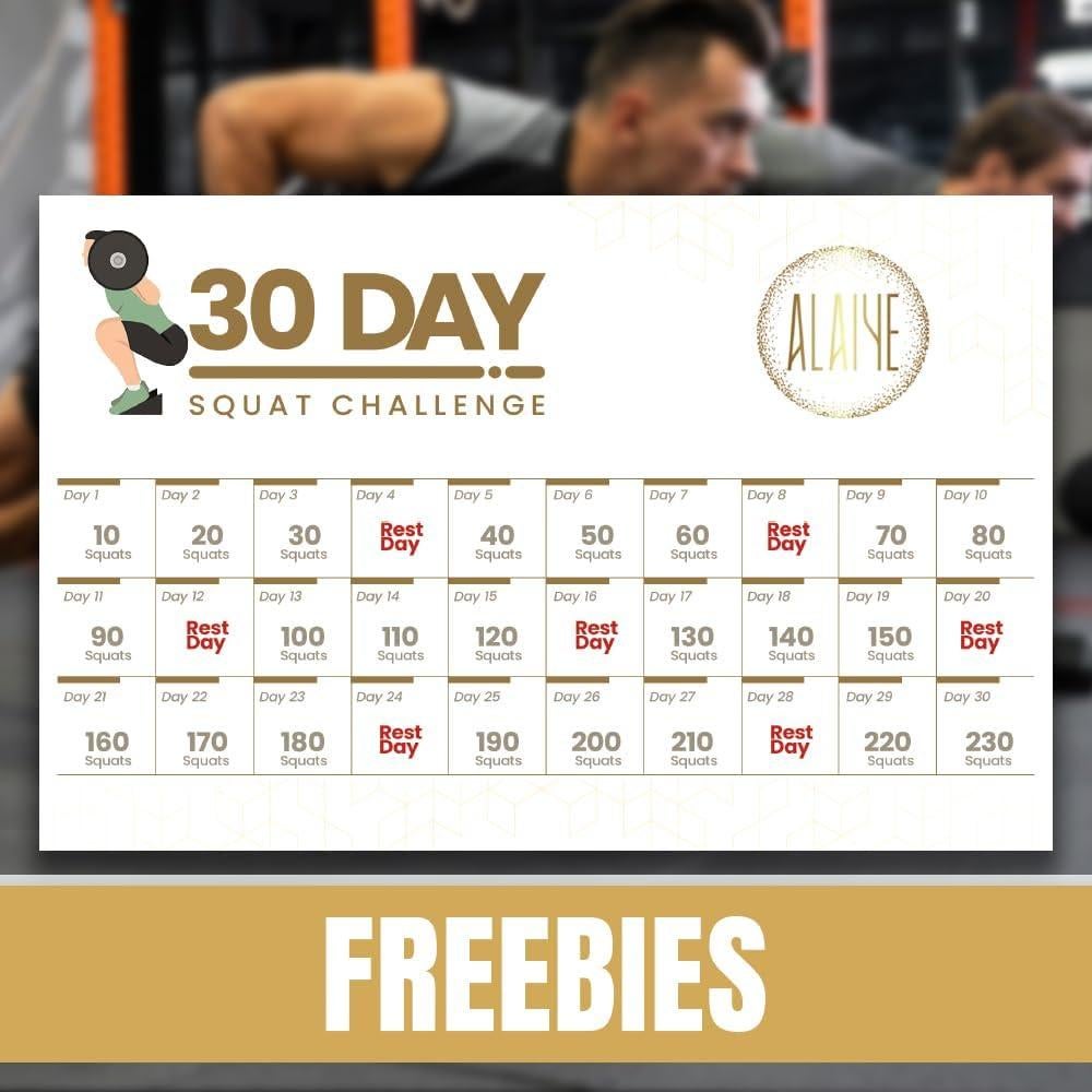 Bloques de Cuclillas ALAIYE - Antideslizantes, 635 kg, 2 Unidades