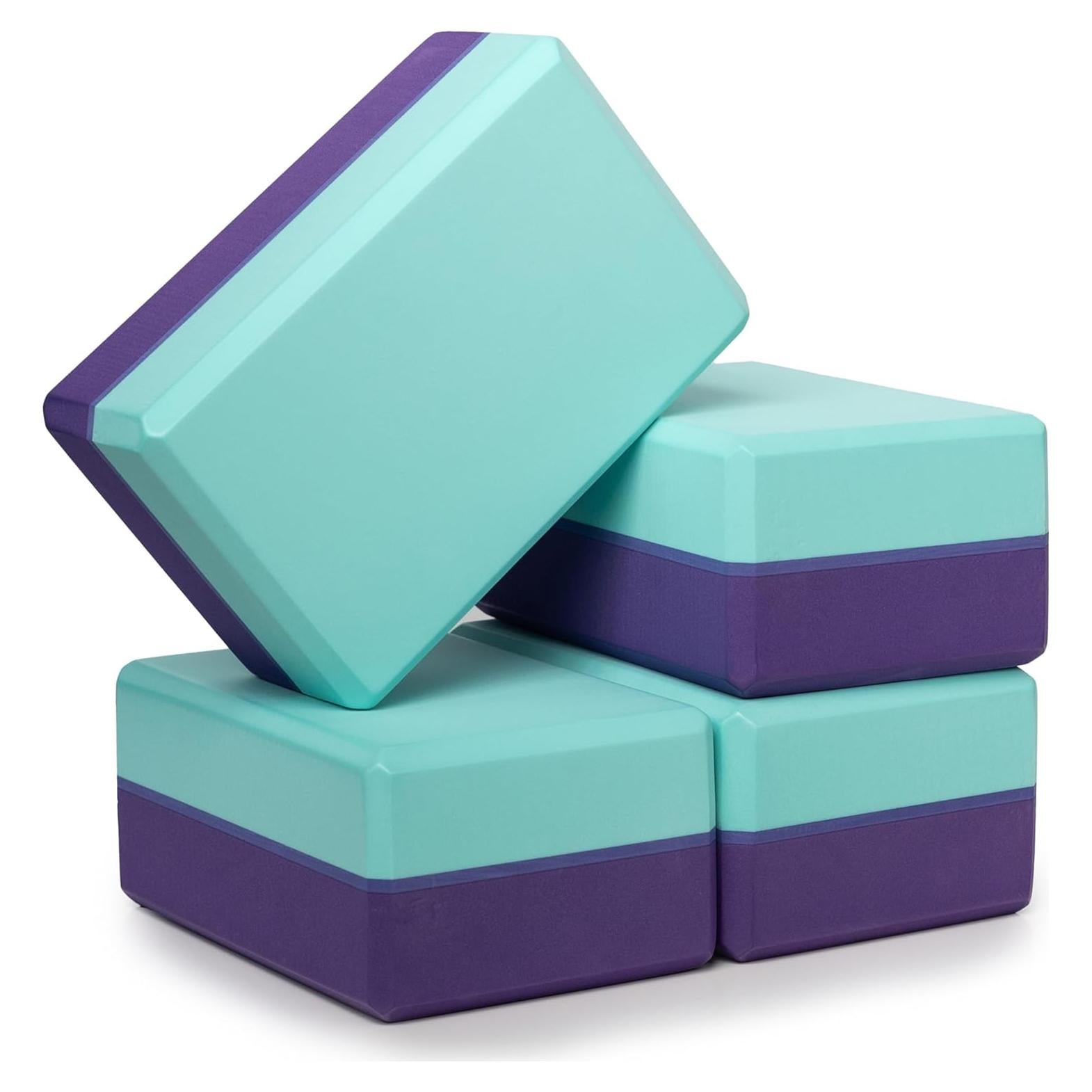 Bloques de Yoga Sunshine 4" x 6" x 9" - Paquete de 4 EVA