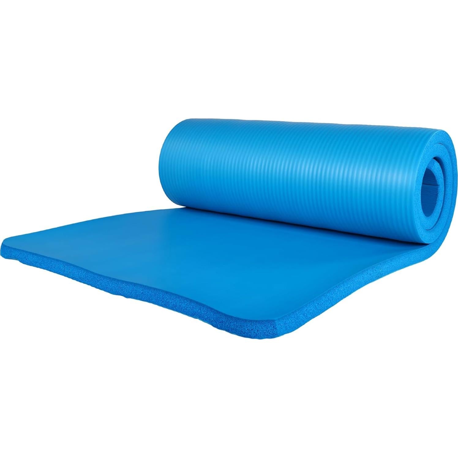 Set de Yoga BalanceFrom 7 Piezas con Esterilla 2.54 cm Azul