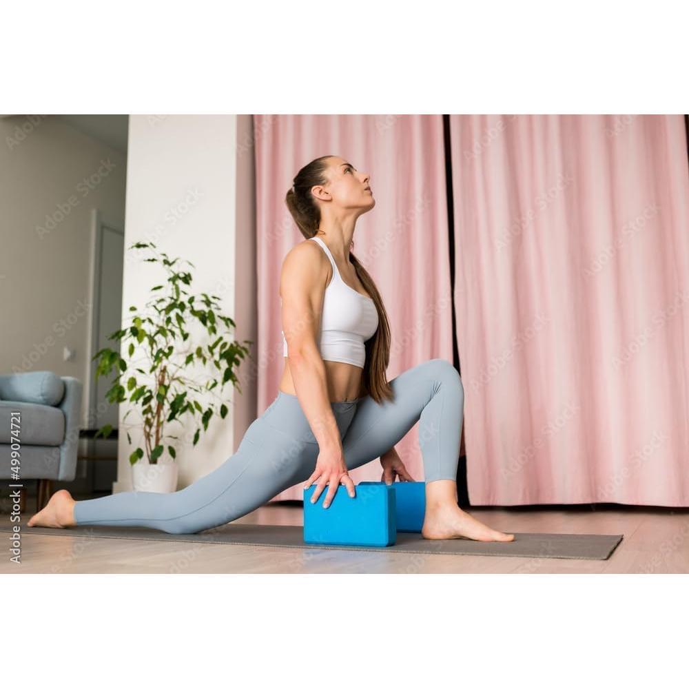 Bloques de Yoga 10xSport de Espuma EVA Rosa - 2 Piezas