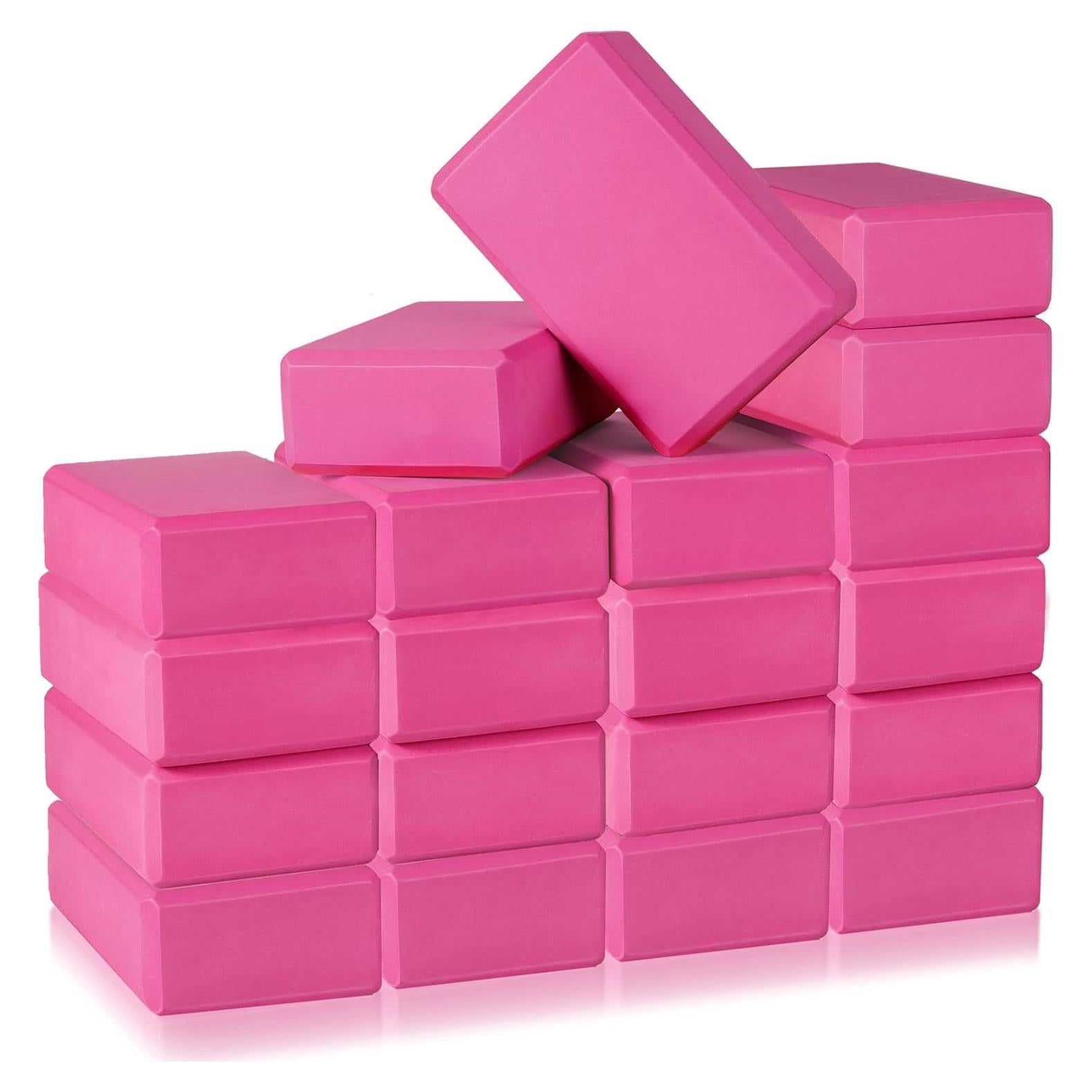 20 Bloques de Yoga EVA Antideslizantes Honoson 23x15x7.5 cm
