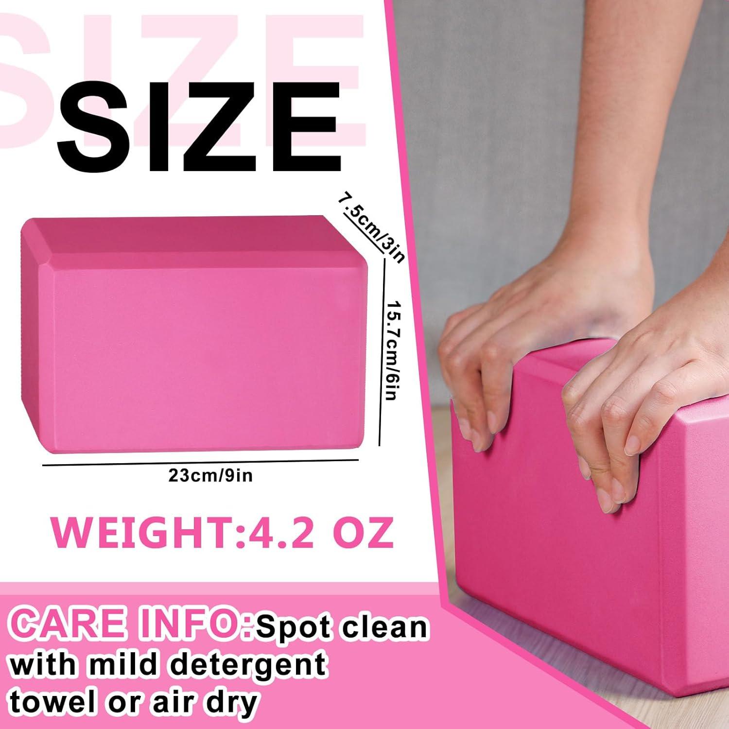 20 Bloques de Yoga EVA Antideslizantes Honoson 23x15x7.5 cm