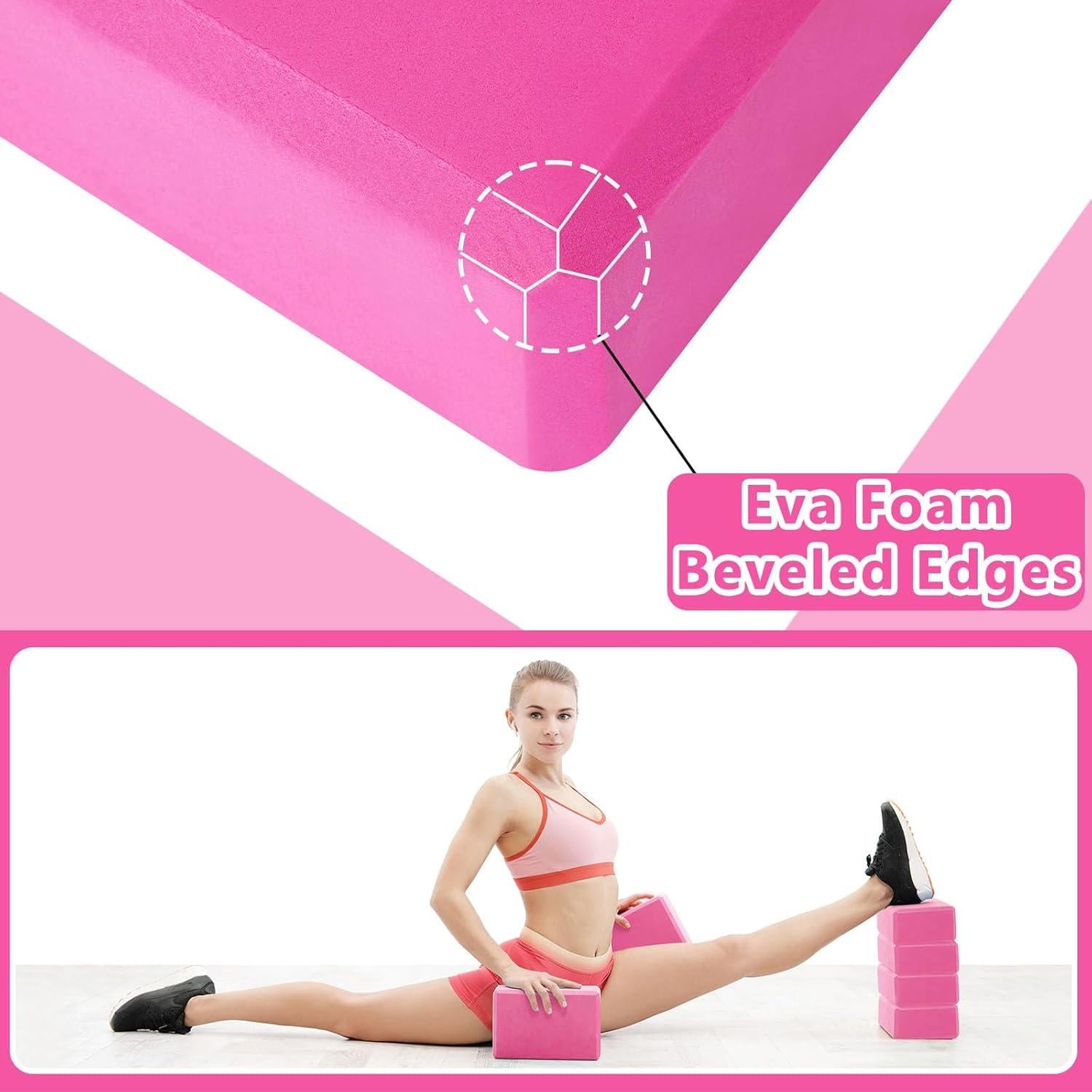 20 Bloques de Yoga EVA Antideslizantes Honoson 23x15x7.5 cm