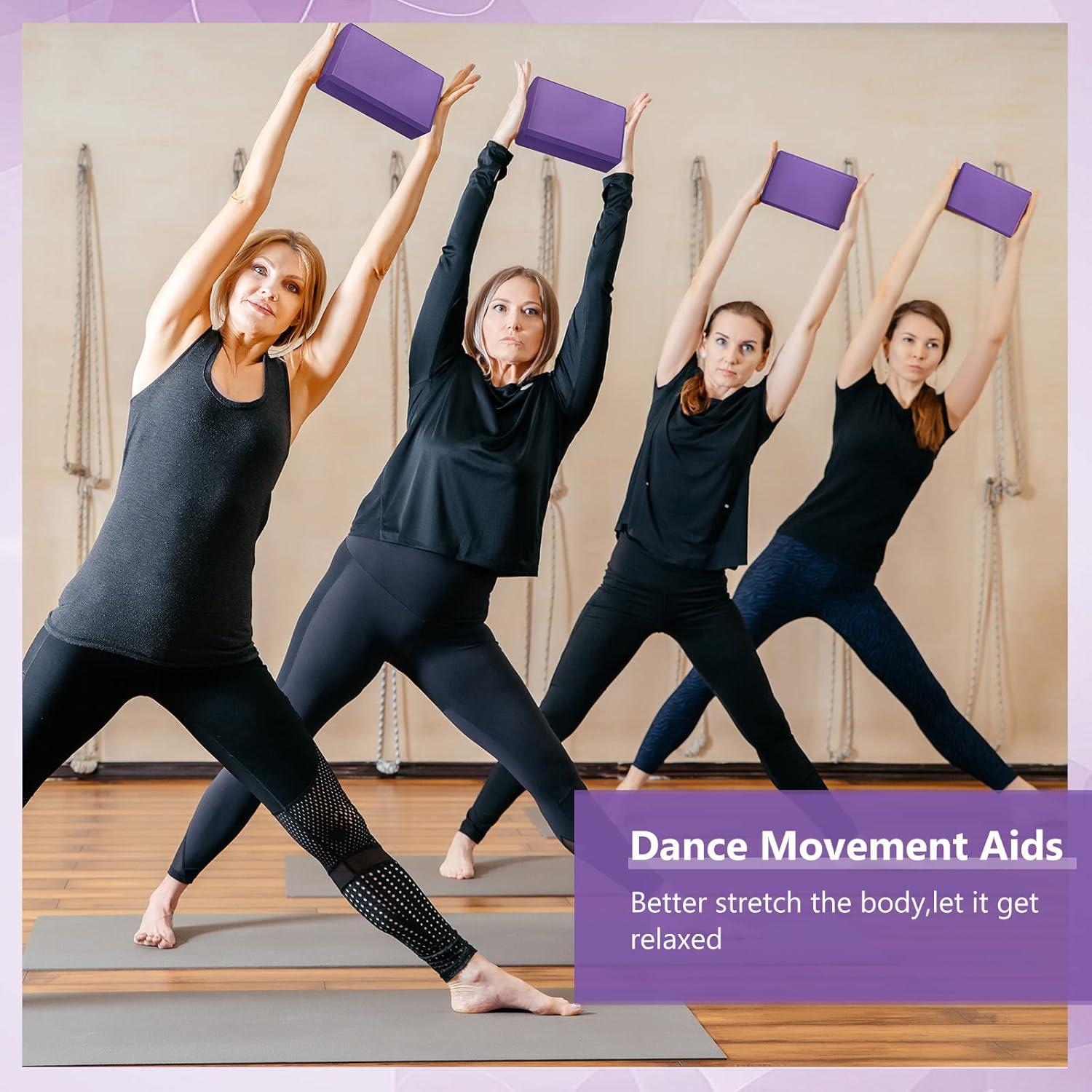 10 Bloques de Yoga EVA Hungdao Antideslizantes 23x15x7.6cm