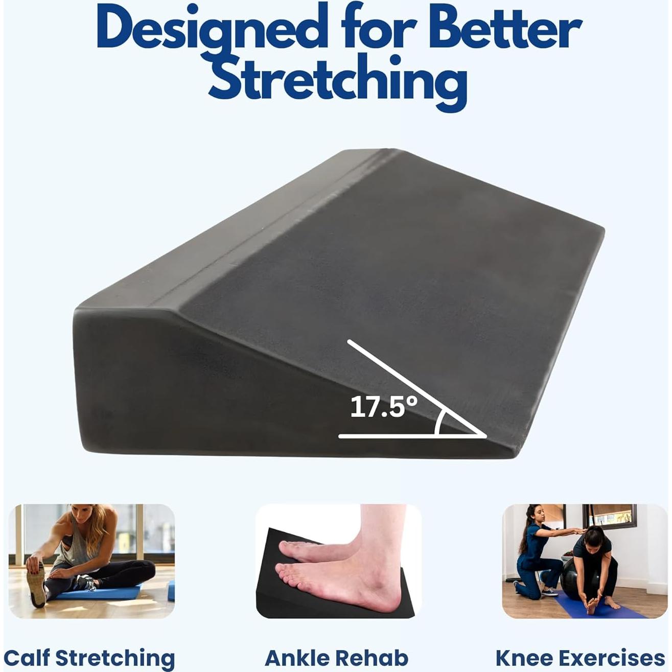 Cuña de Espuma EVA Everyday Yoga para Estiramientos - Negro