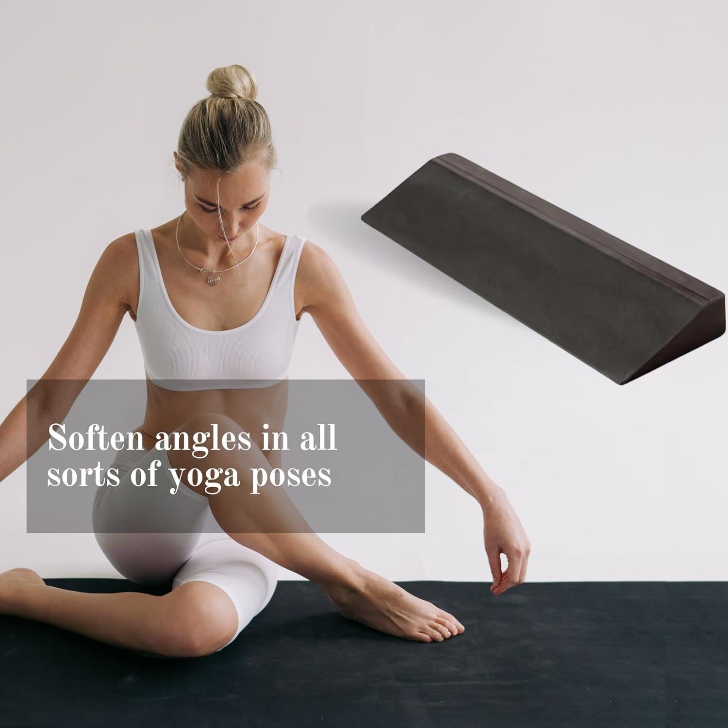 Cuña de Espuma EVA Everyday Yoga para Estiramientos - Negro