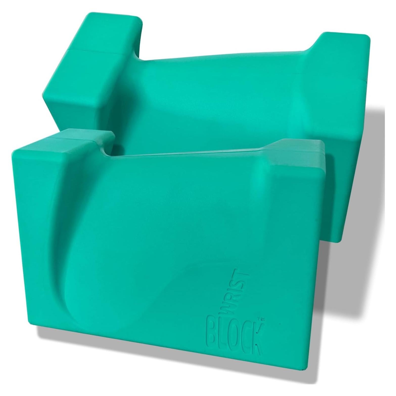 Bloque de Muñeca Yoga-Grip Verde Azulado - Juego de 2