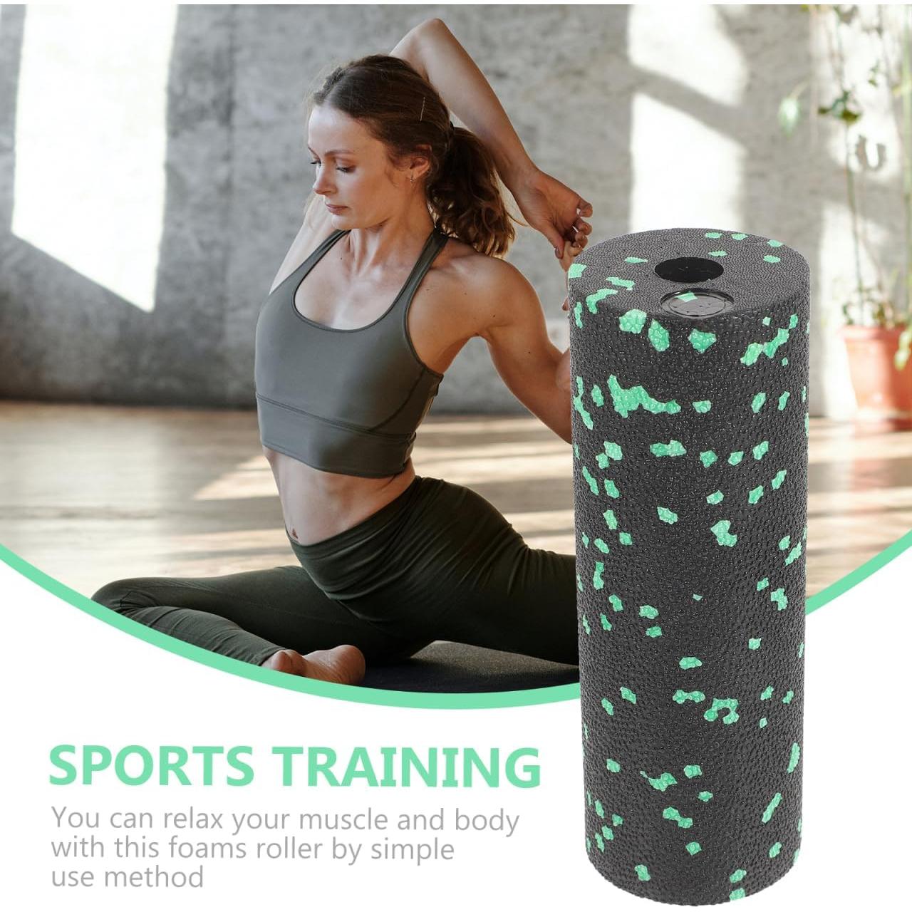 Rodillo de Espuma EPP Toddmomy 15x5.4cm para Yoga y Masaje