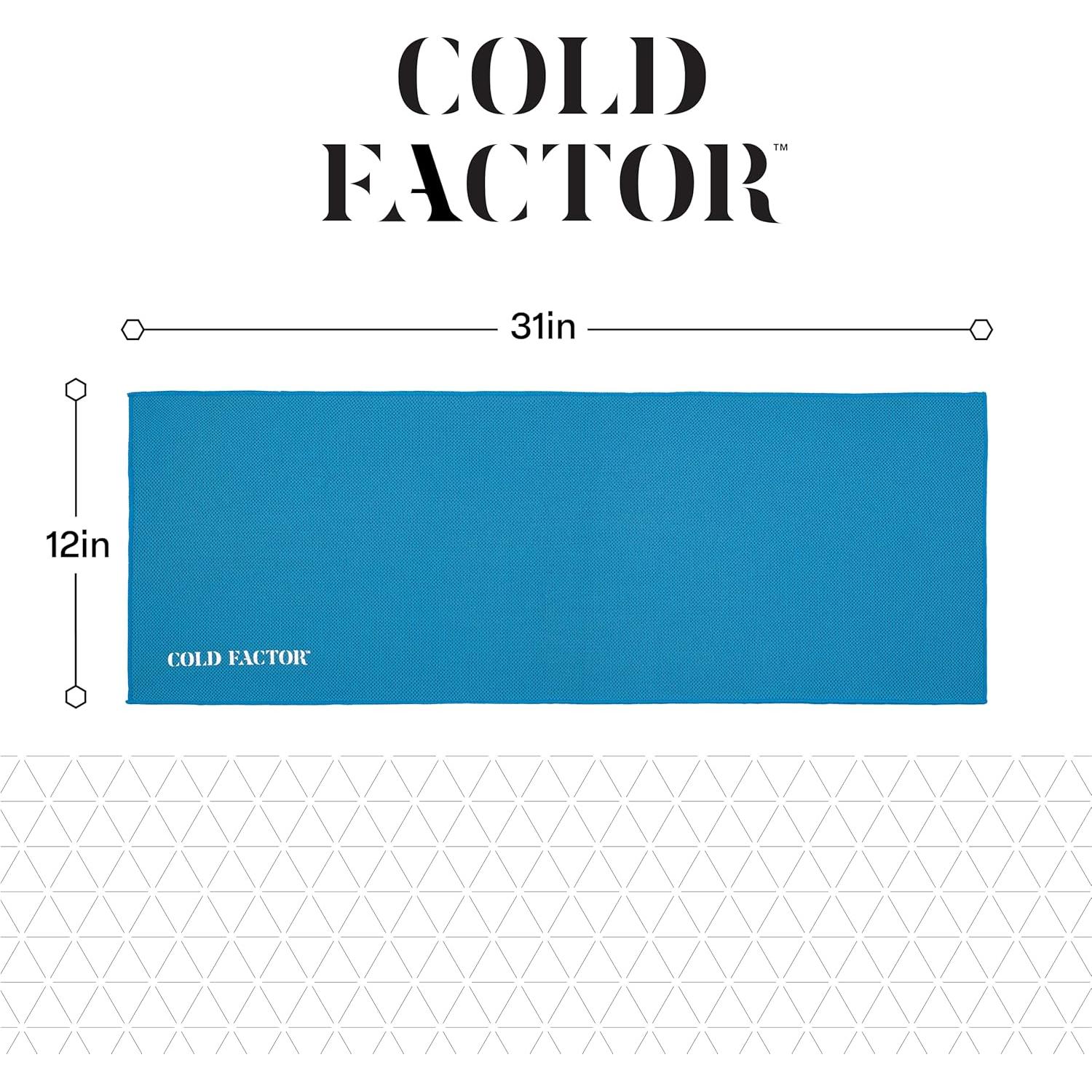 Toalla de Enfriamiento COLD FACTOR Azul 76.2x38.1cm UPF 50+