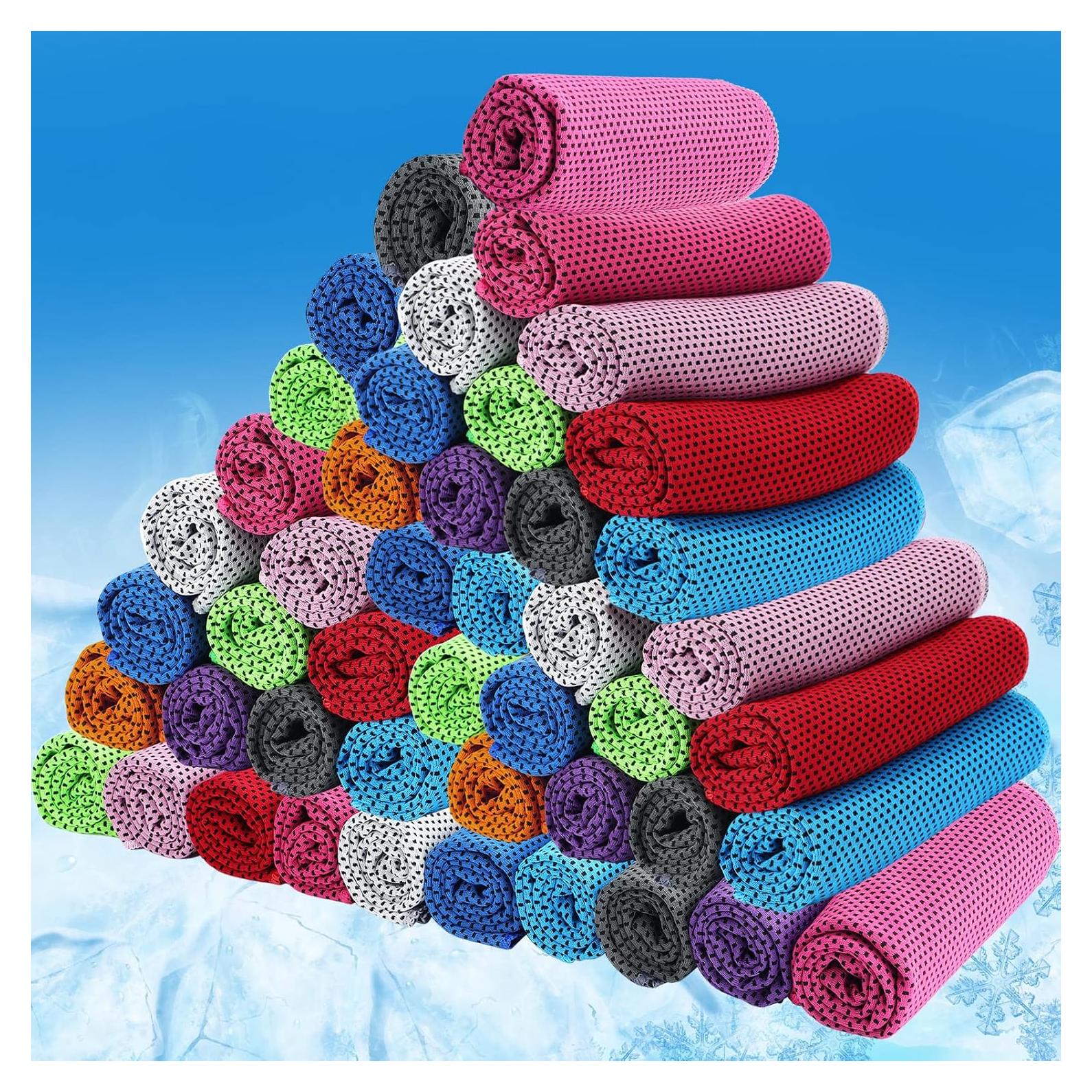 Toallas Enfriadoras BBTO 100 Piezas Microfibra Multicolor