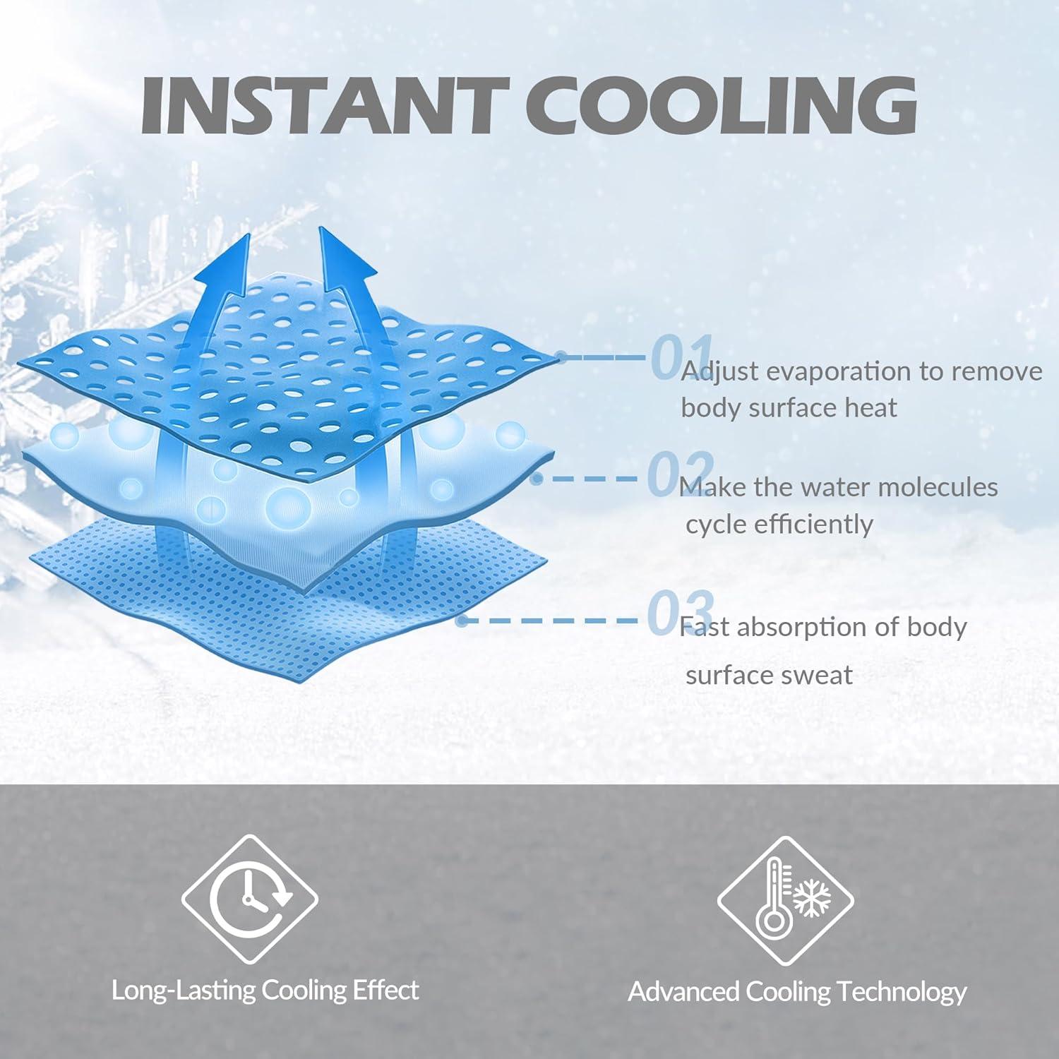 Toalla con Capucha Sukeen de Enfriamiento Rápido 101.6x30.5cm