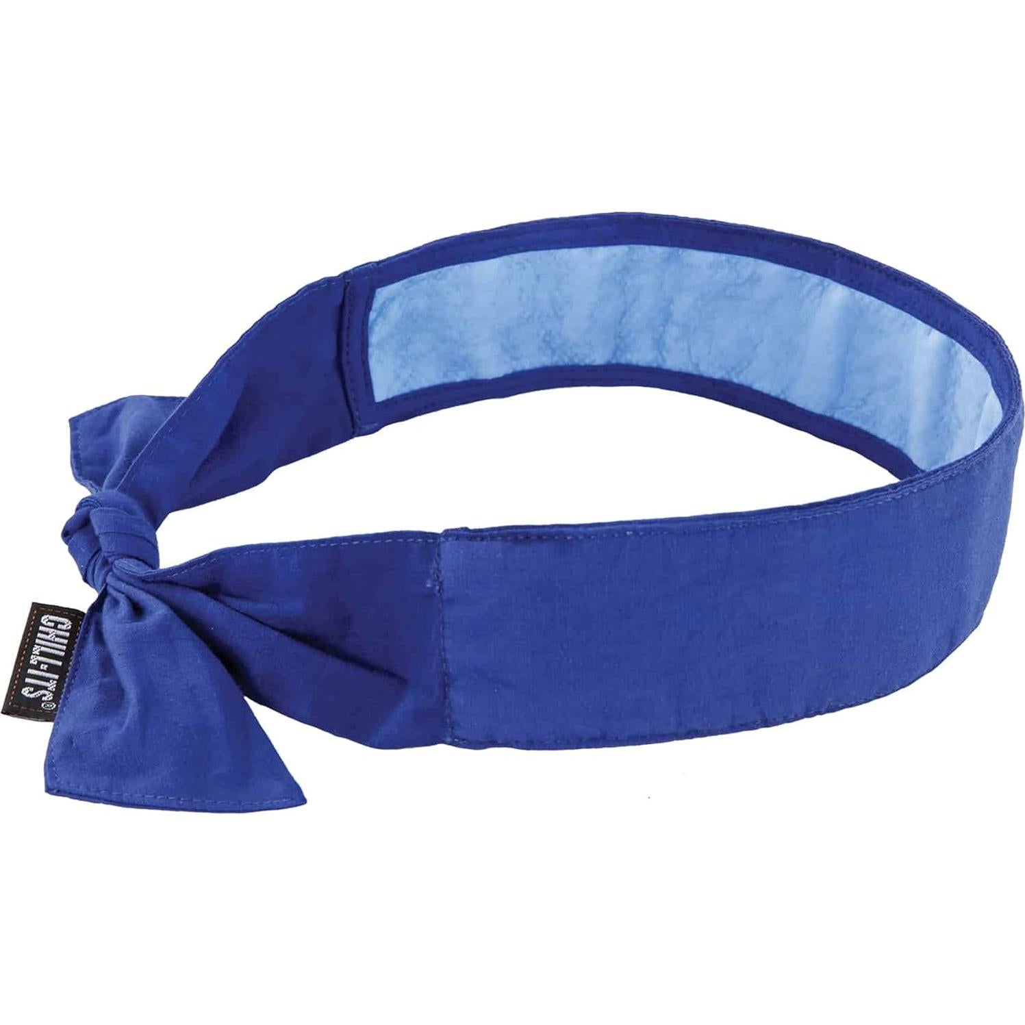 Bandana Refrigerante Ergodyne Chill-Its 6700CT, Azul, Paquete de 2