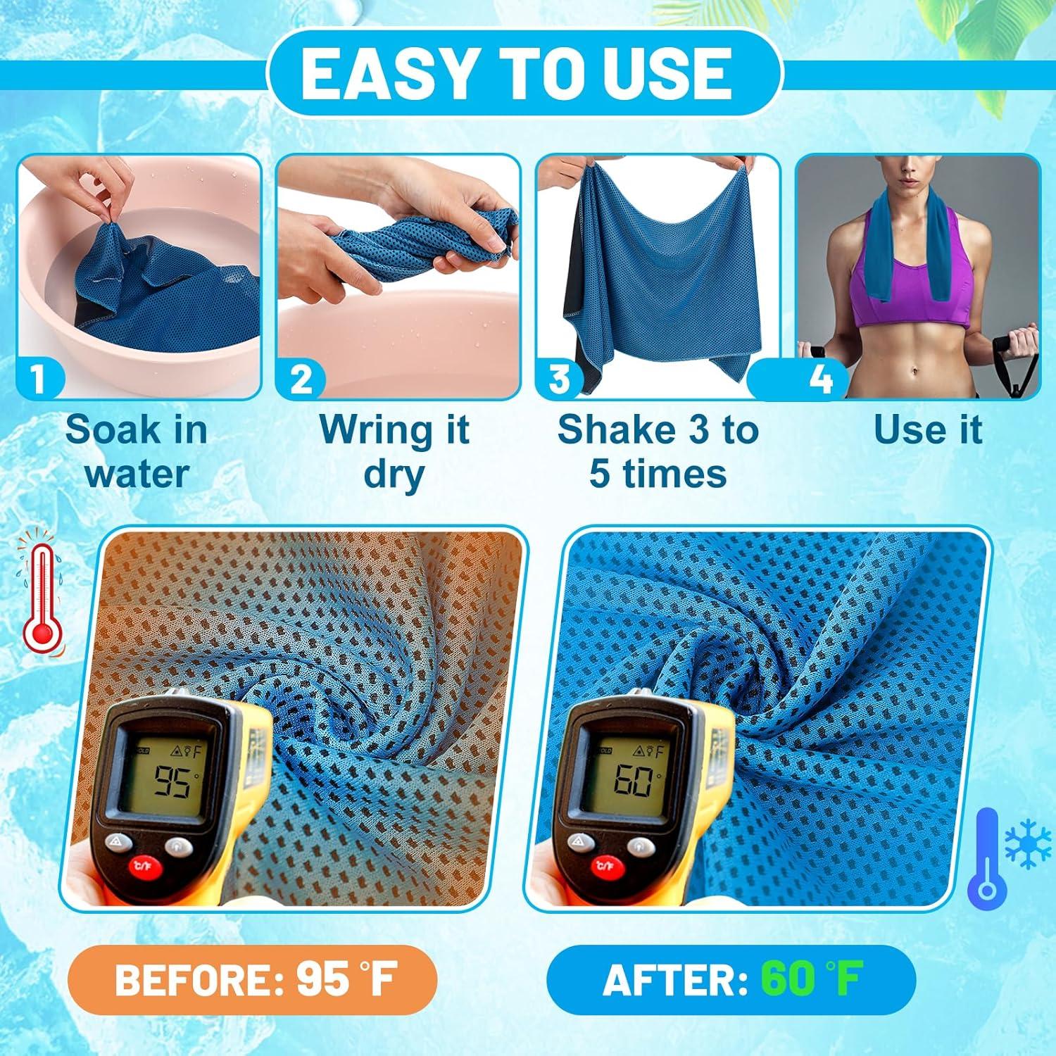 Toallas Refrescantes MADHOLLY 100 Pcs 80x30 cm Multicolor