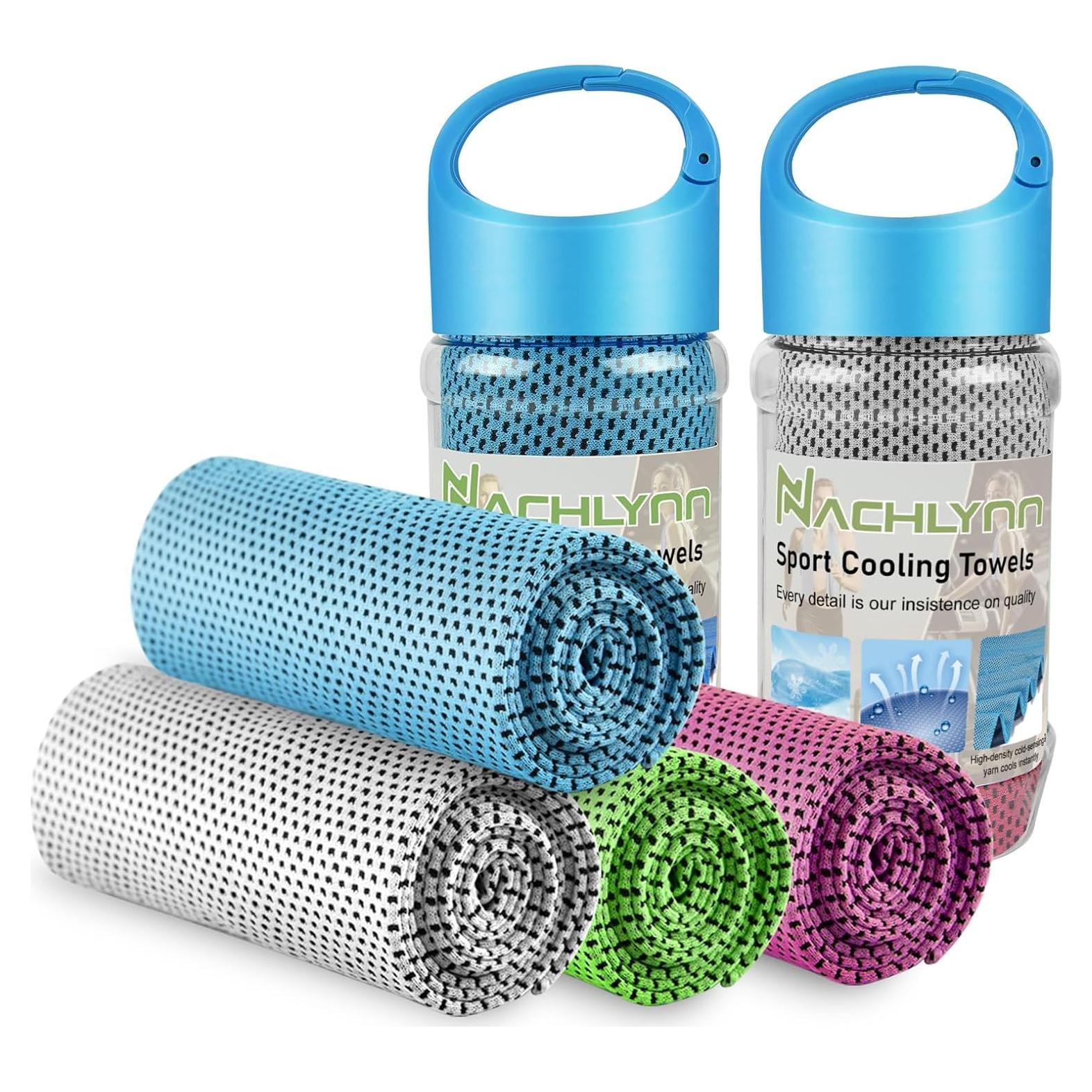 Toallas Enfriadoras NACHLYNN 4 Piezas 101.6x30.5cm