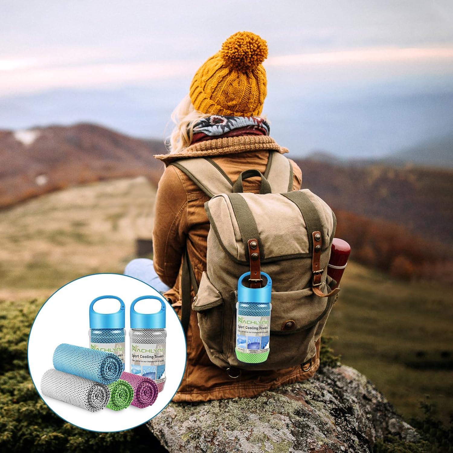 Toallas Enfriadoras NACHLYNN 4 Piezas 101.6x30.5cm