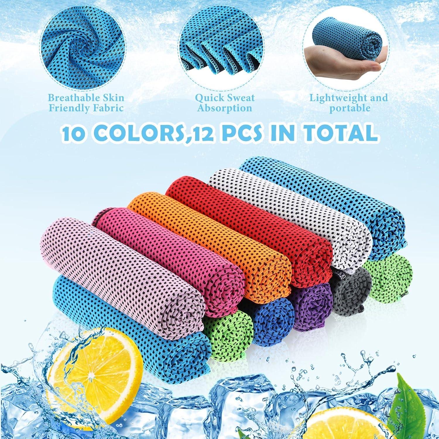 Paquete de 12 toallas de enfriamiento Hosuly 81x30 cm