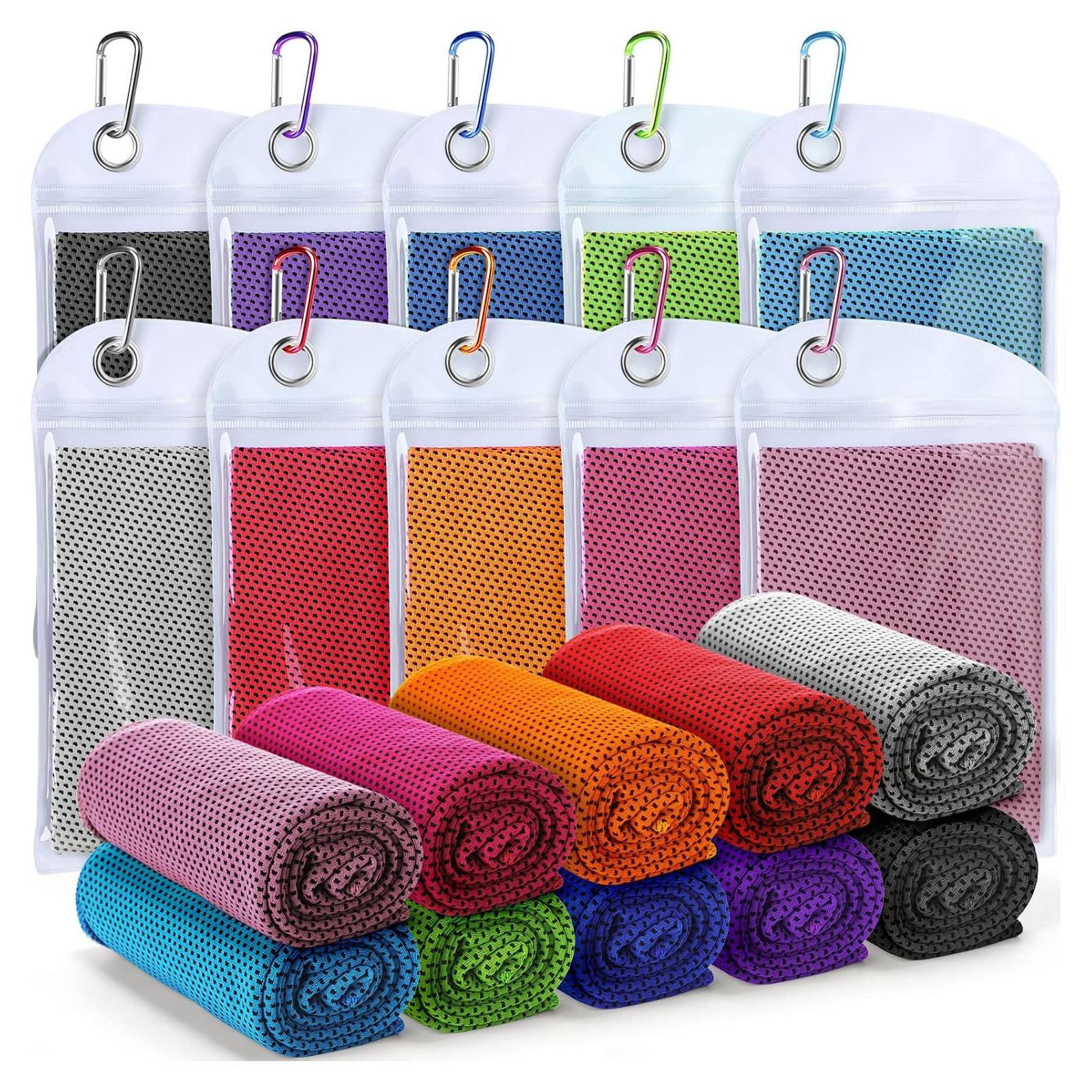 Toallas Enfriadoras Honoson 20 Piezas Microfibra 101.6x30.5cm