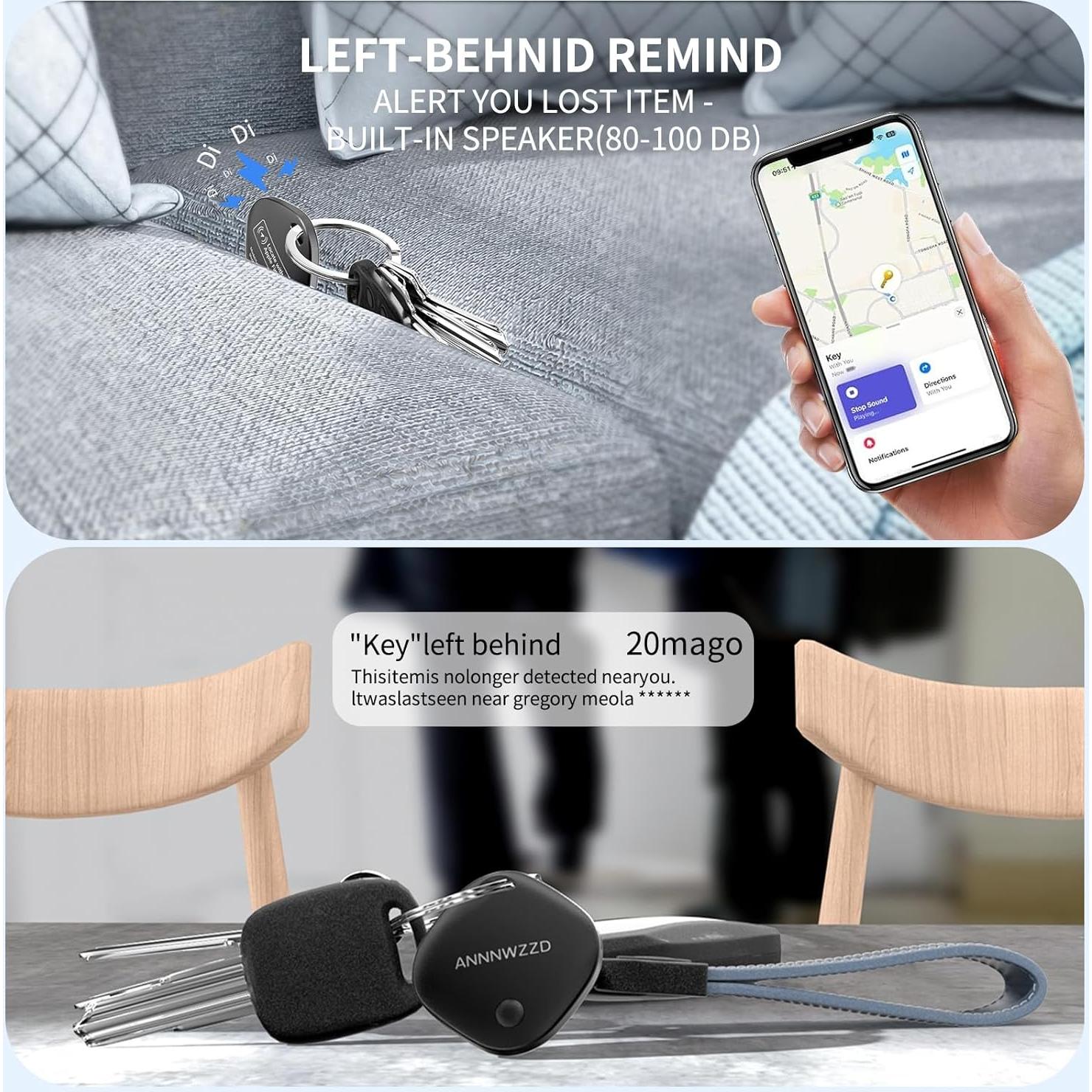 ANNNWZZD Localizadores de Artículos 4 Pack con Find My