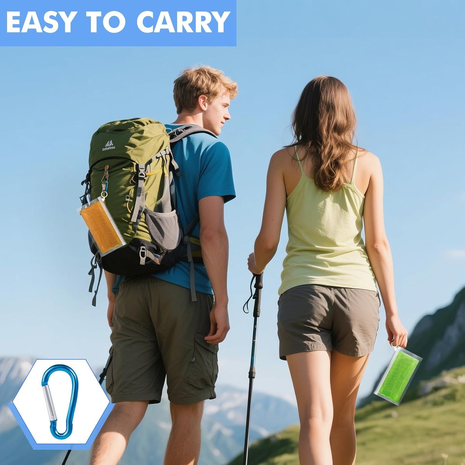 Toallas Enfriadoras Fivali Microfibra - Paquete de 4 Unidades