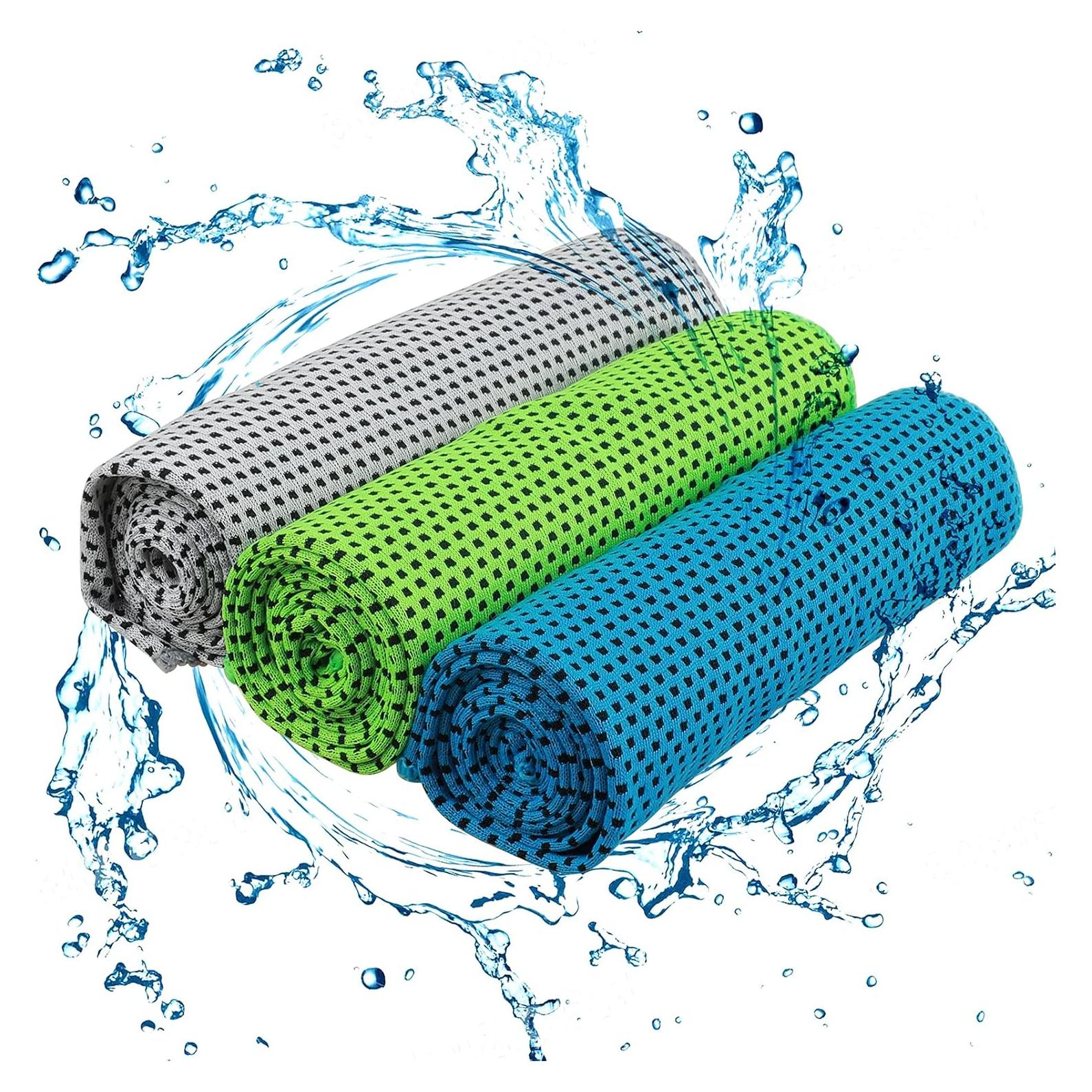 Toalla de Enfriamiento EastyGold 3 Unidades Microfibra 30x80cm