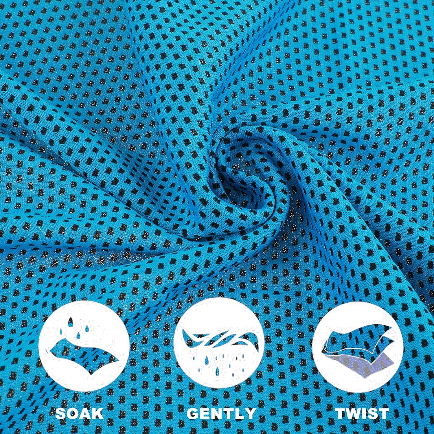 Toalla de Enfriamiento EastyGold 3 Unidades Microfibra 30x80cm