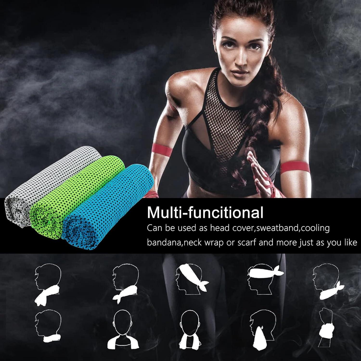 Toalla de Enfriamiento EastyGold 3 Unidades Microfibra 30x80cm