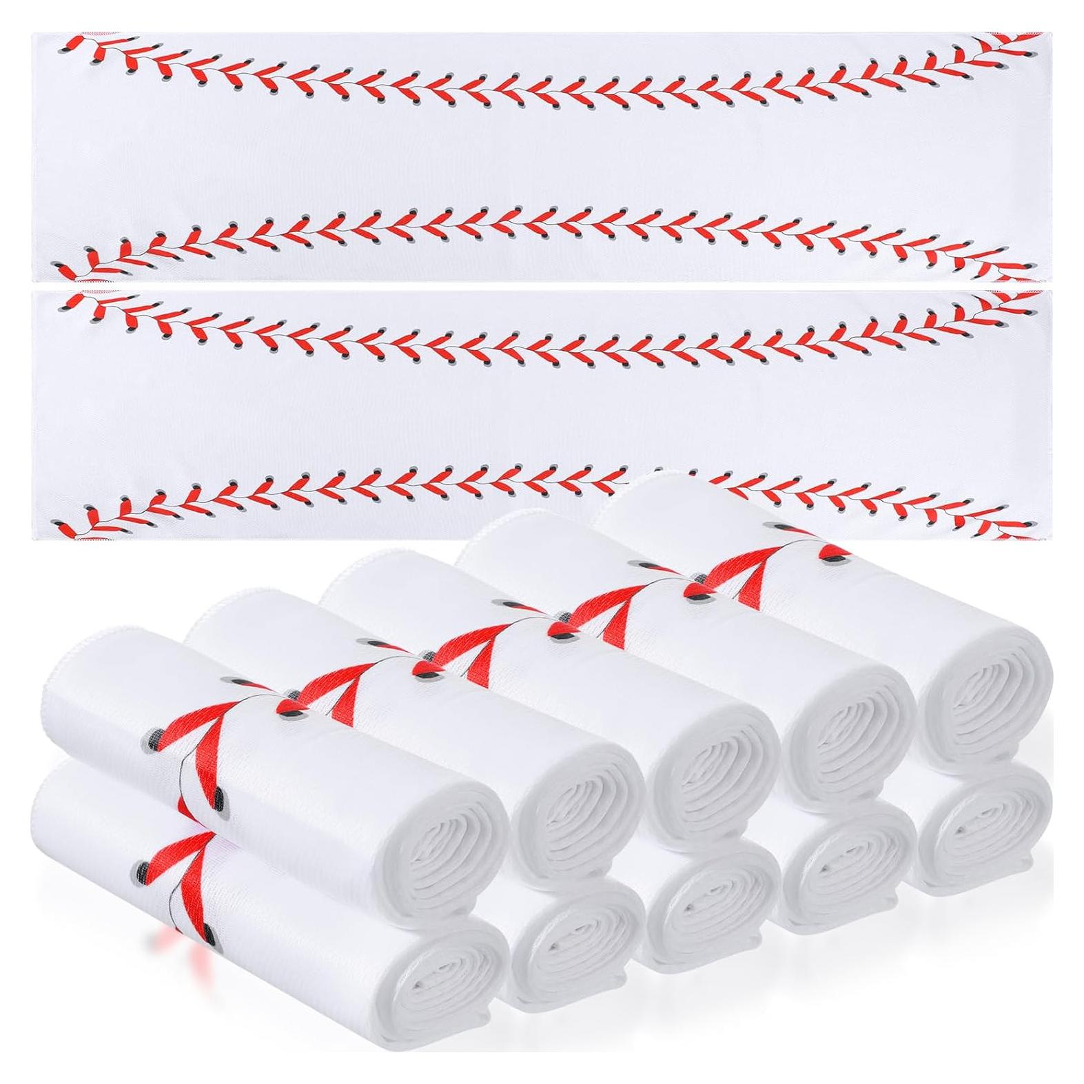 12 Toallas Refrigerantes CraftyDream Microfibra Béisbol 101.6x30.5cm