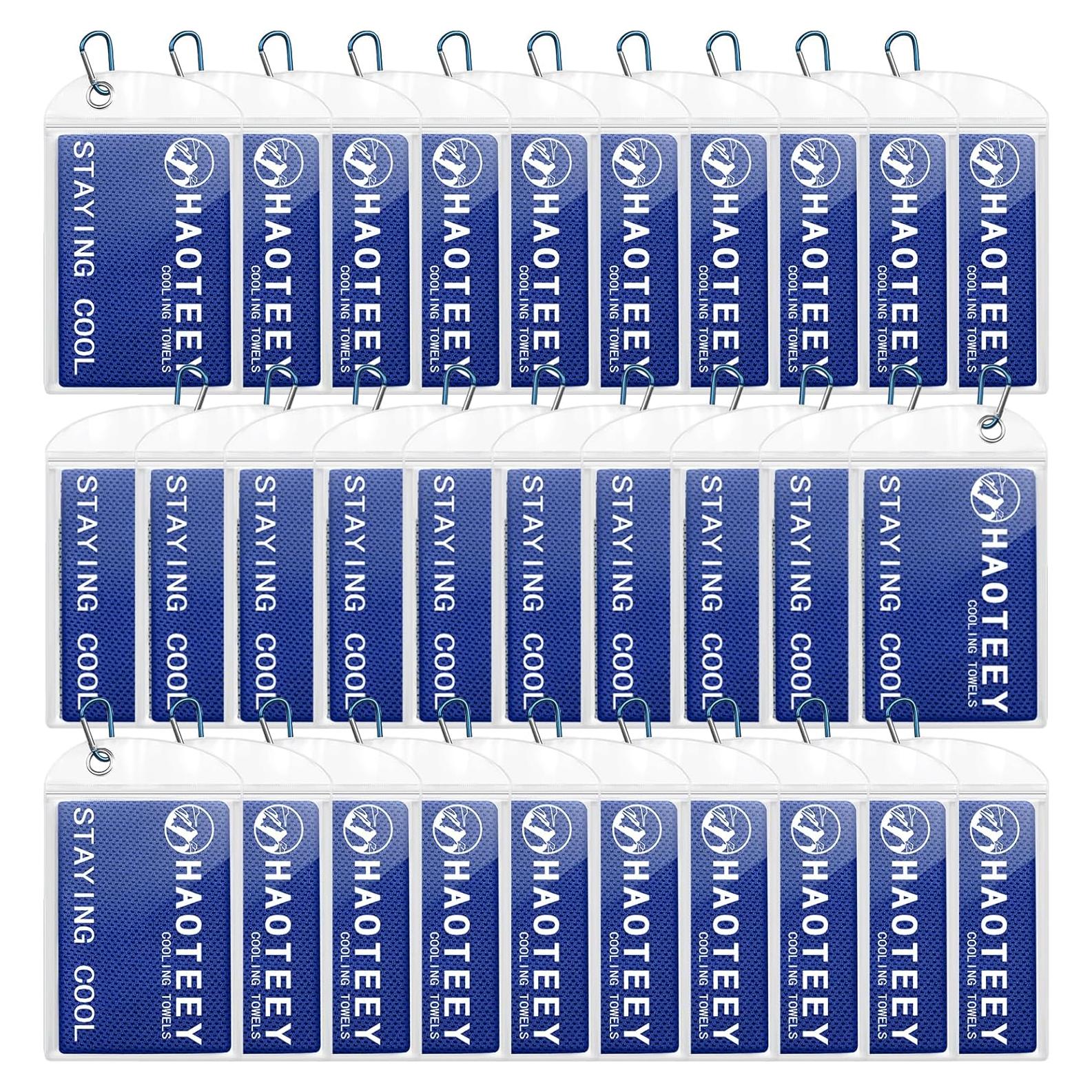 Toallas Enfriadoras Haoteey 30 Piezas 101.6x30.5cm Microfibra