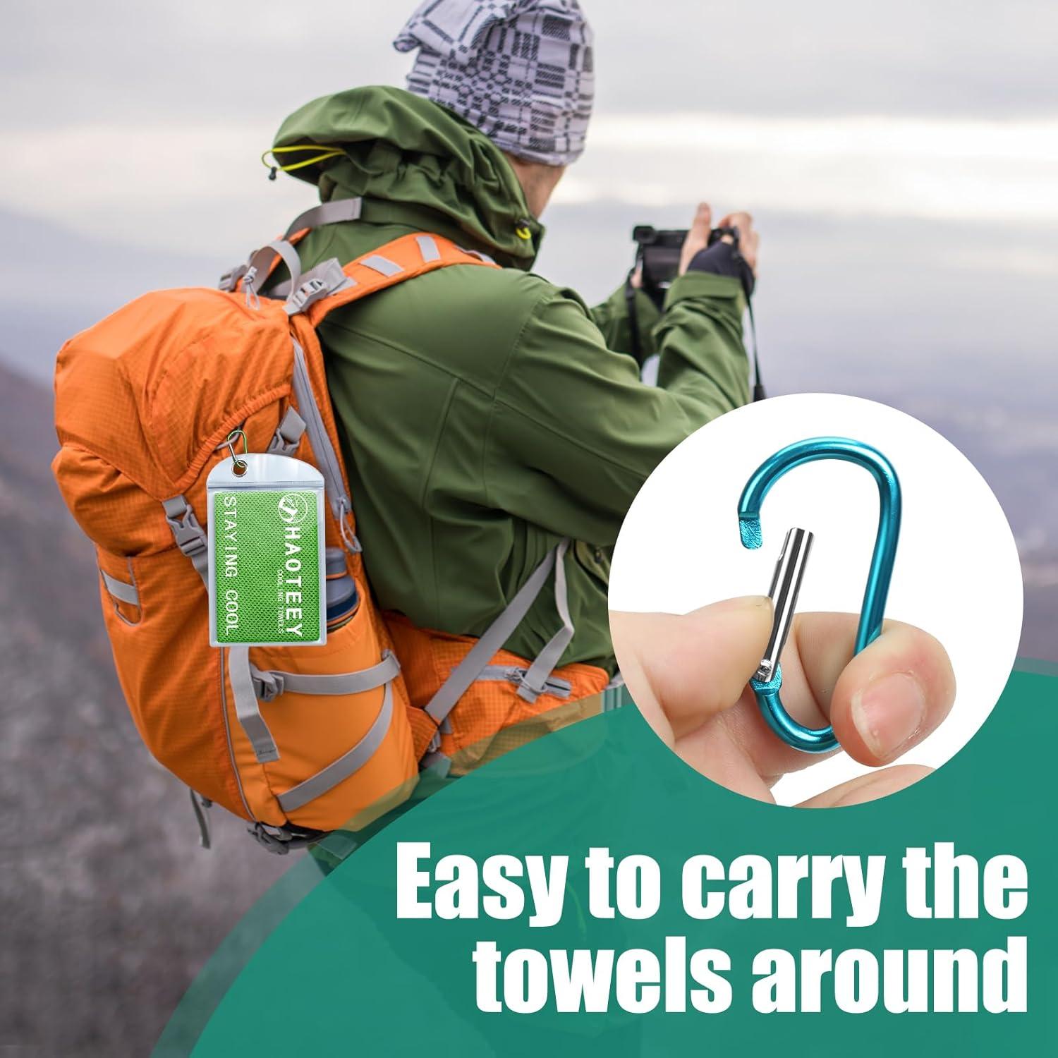 Toallas Enfriadoras Haoteey 30 Piezas 101.6x30.5cm Microfibra